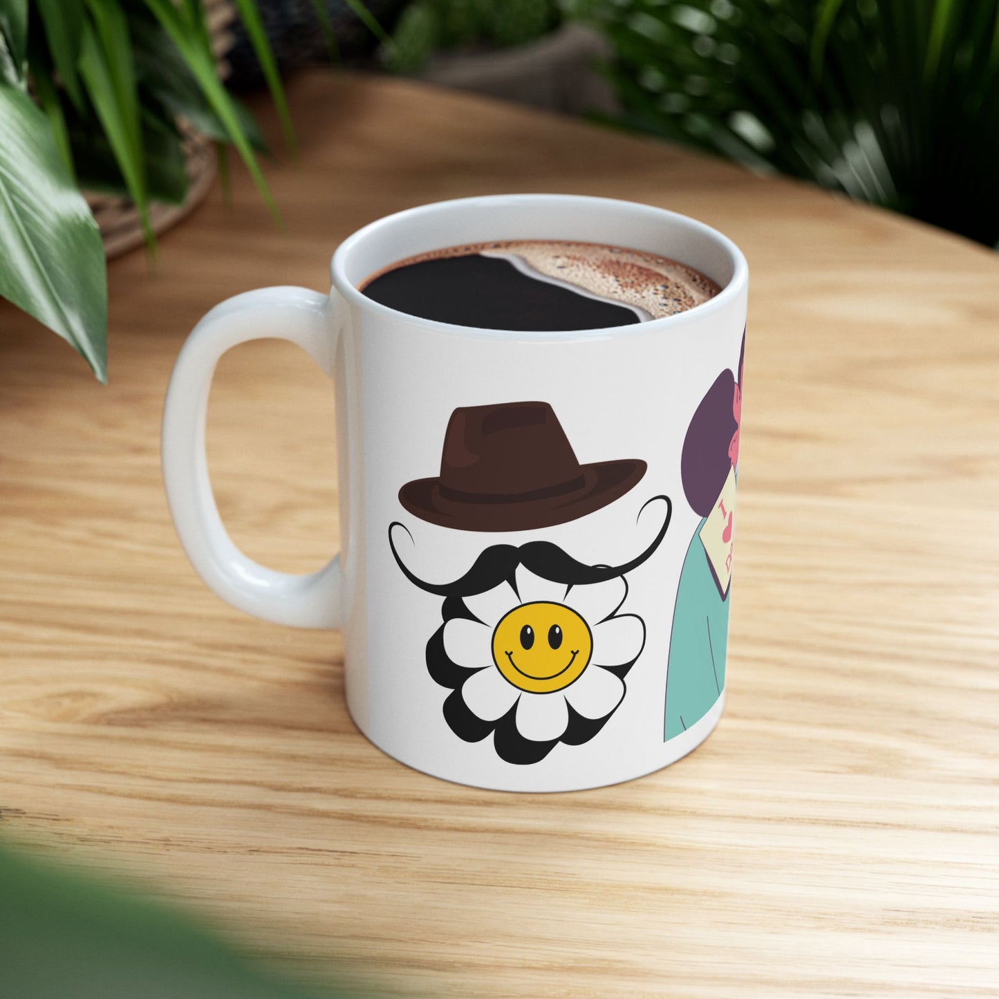 I Love Dad Ceramic Mug - Perfect Gift for Father's Day