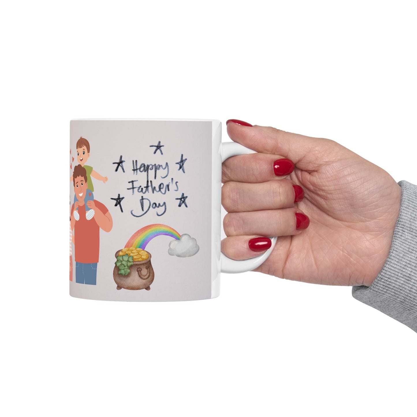 Family Love Ceramic Mug Perfect Gift for Parents