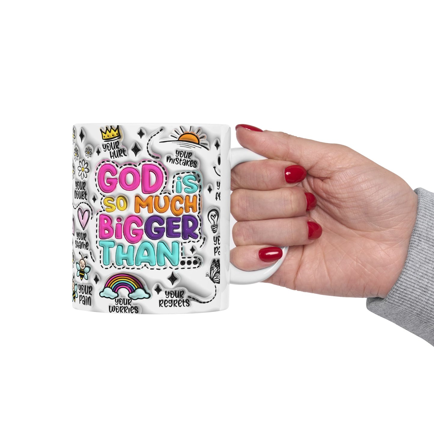 Inspirational Ceramic Mug - Perfect Gift for Motivation & Positivity
