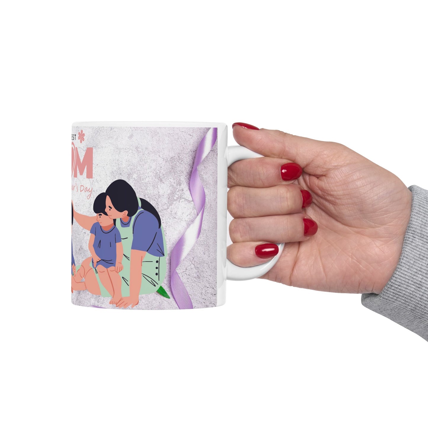 Happy Mother's Day Ceramic Mug - The Best Mom Gift