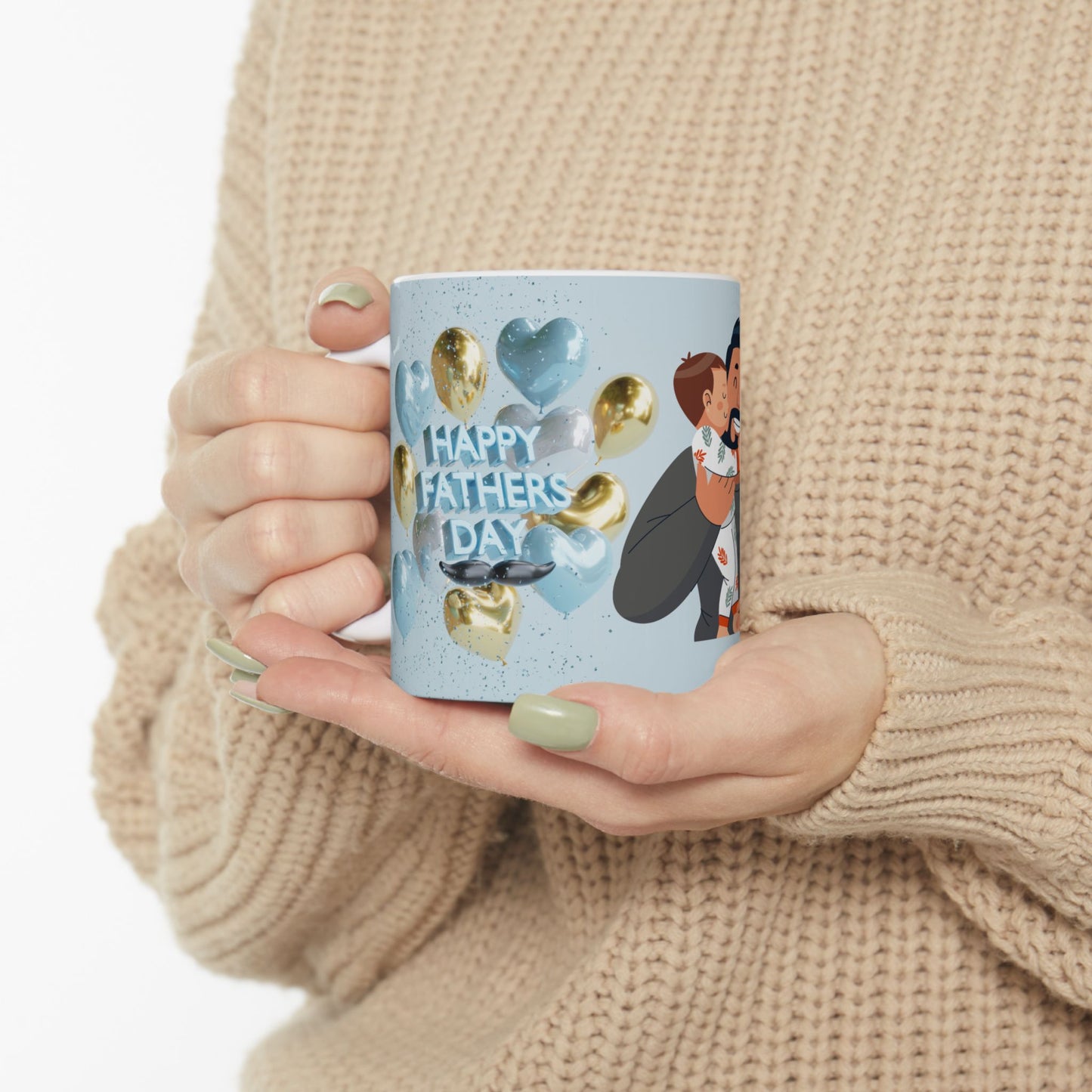 Best Dad Ever Ceramic Mug - Perfect Gift for Father's Day