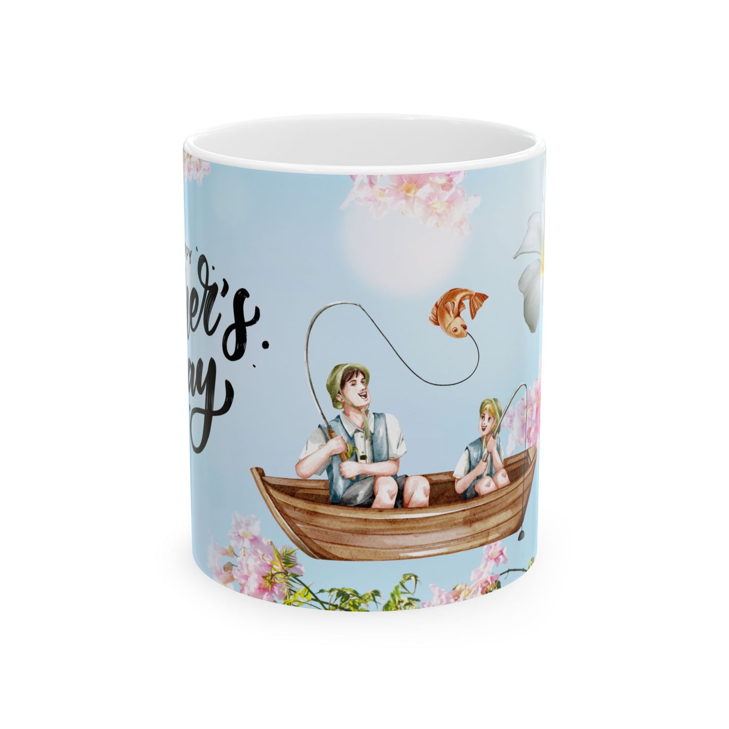 Father's Day Fishing Ceramic Mug