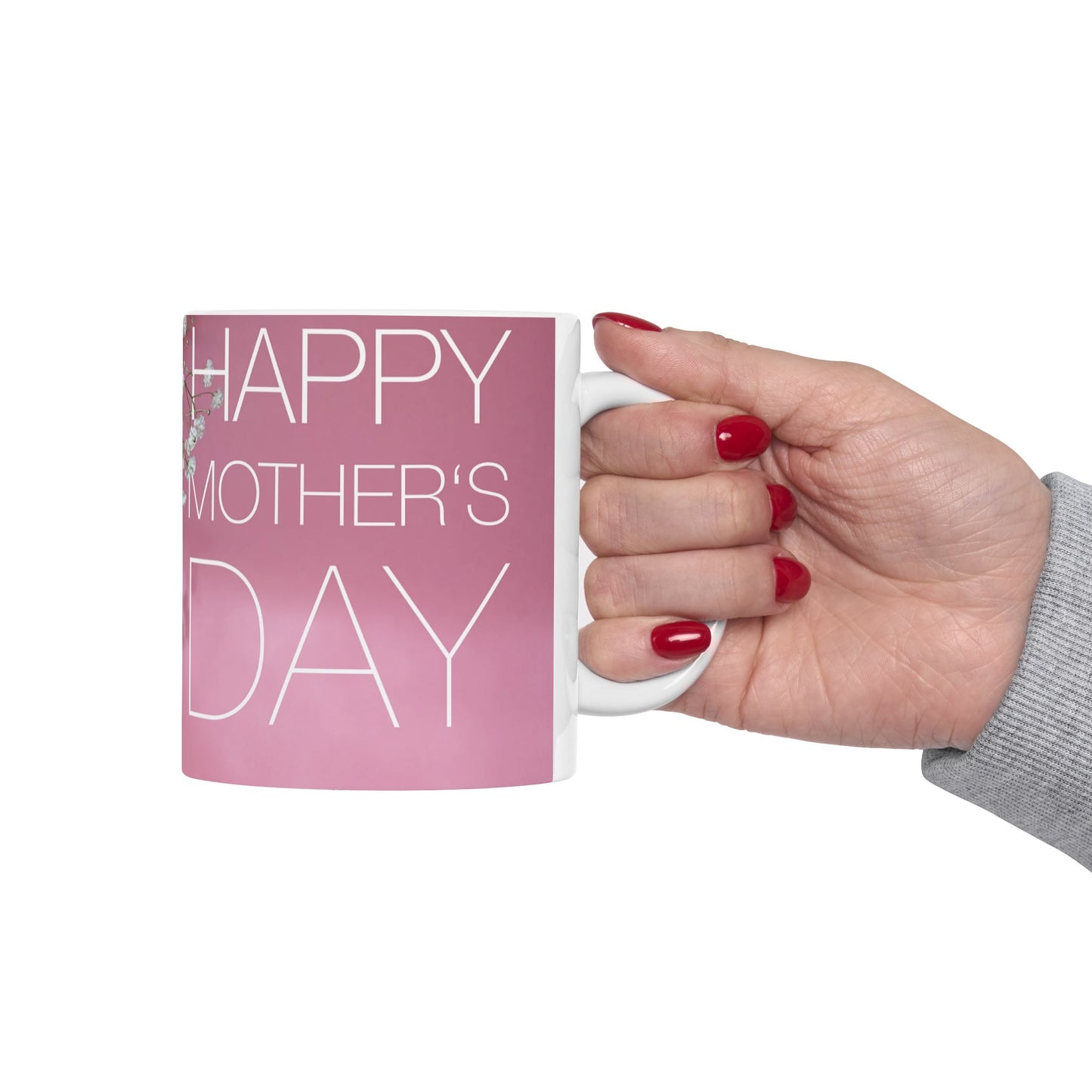 Floral Mother's Day Ceramic Mug - 11oz