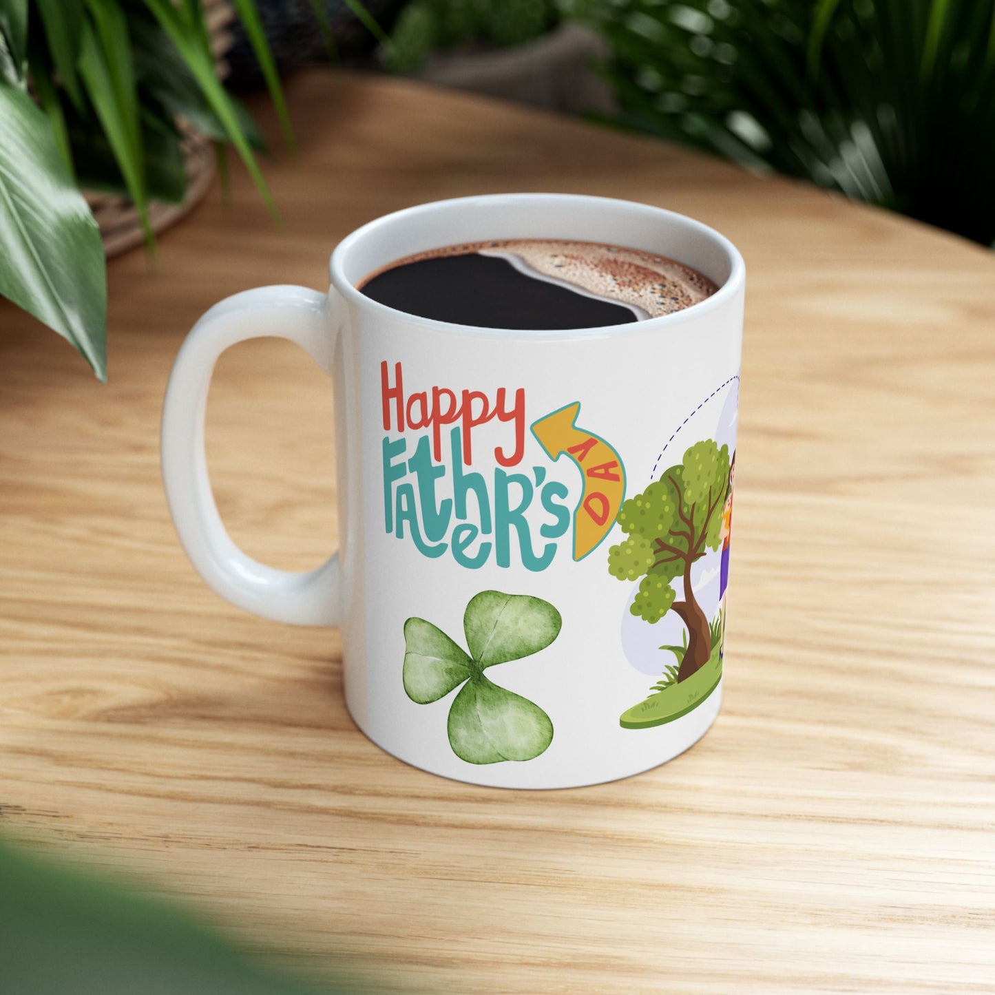 Family Fun Ceramic Mug - Celebrate Special Moments with Colorful Design
