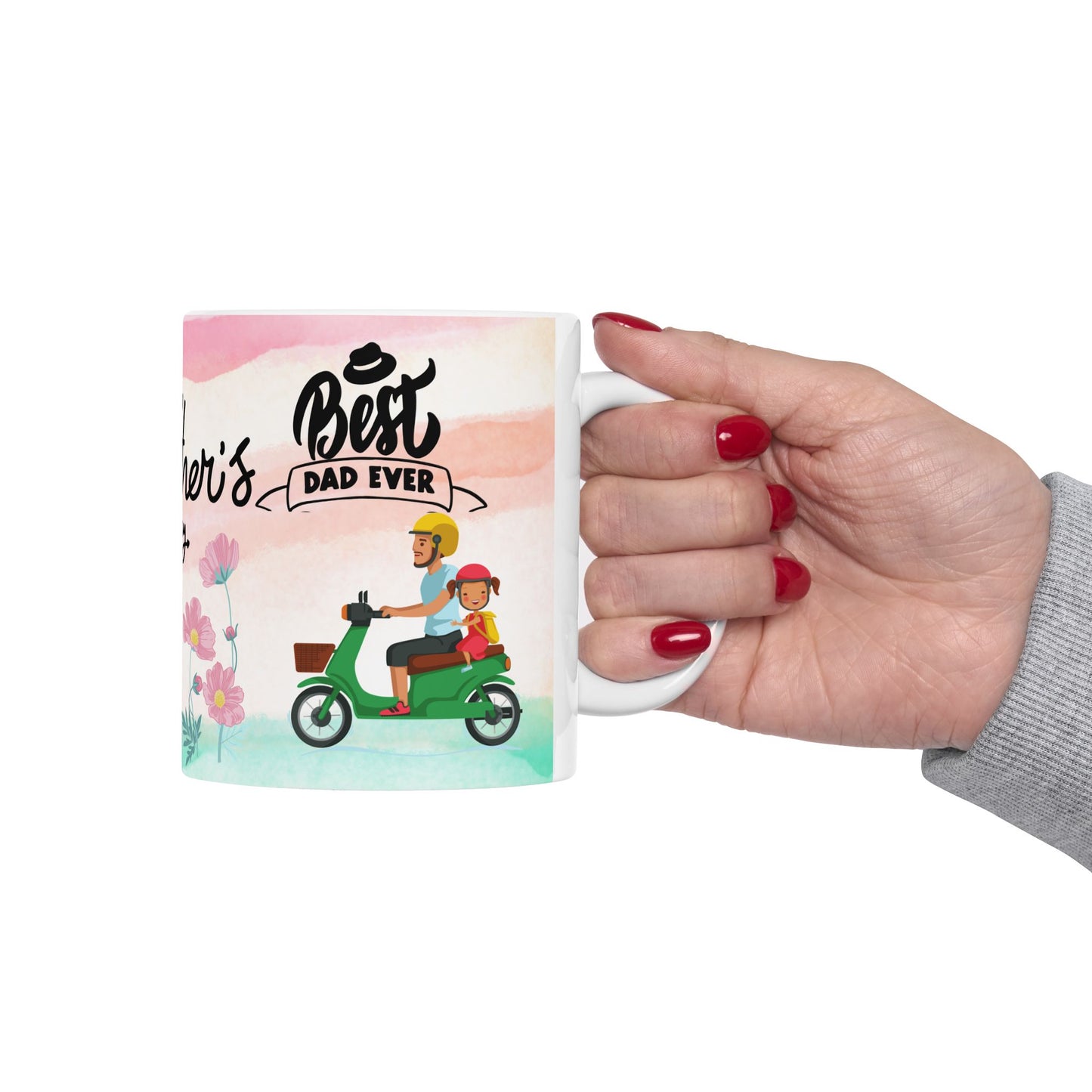 Happy Father's Day Ceramic Mug Perfect Gift for Dad