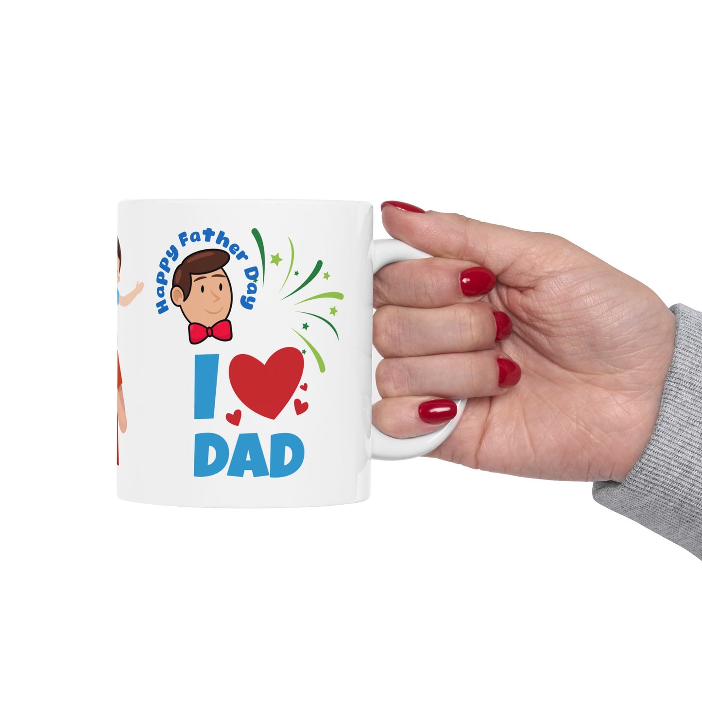 Father's Day Ceramic Mug - Happy Father's Day Coffee Cup