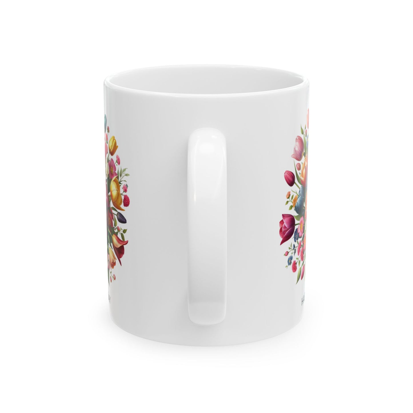 Floral Mother's Day Ceramic Mug - 11oz