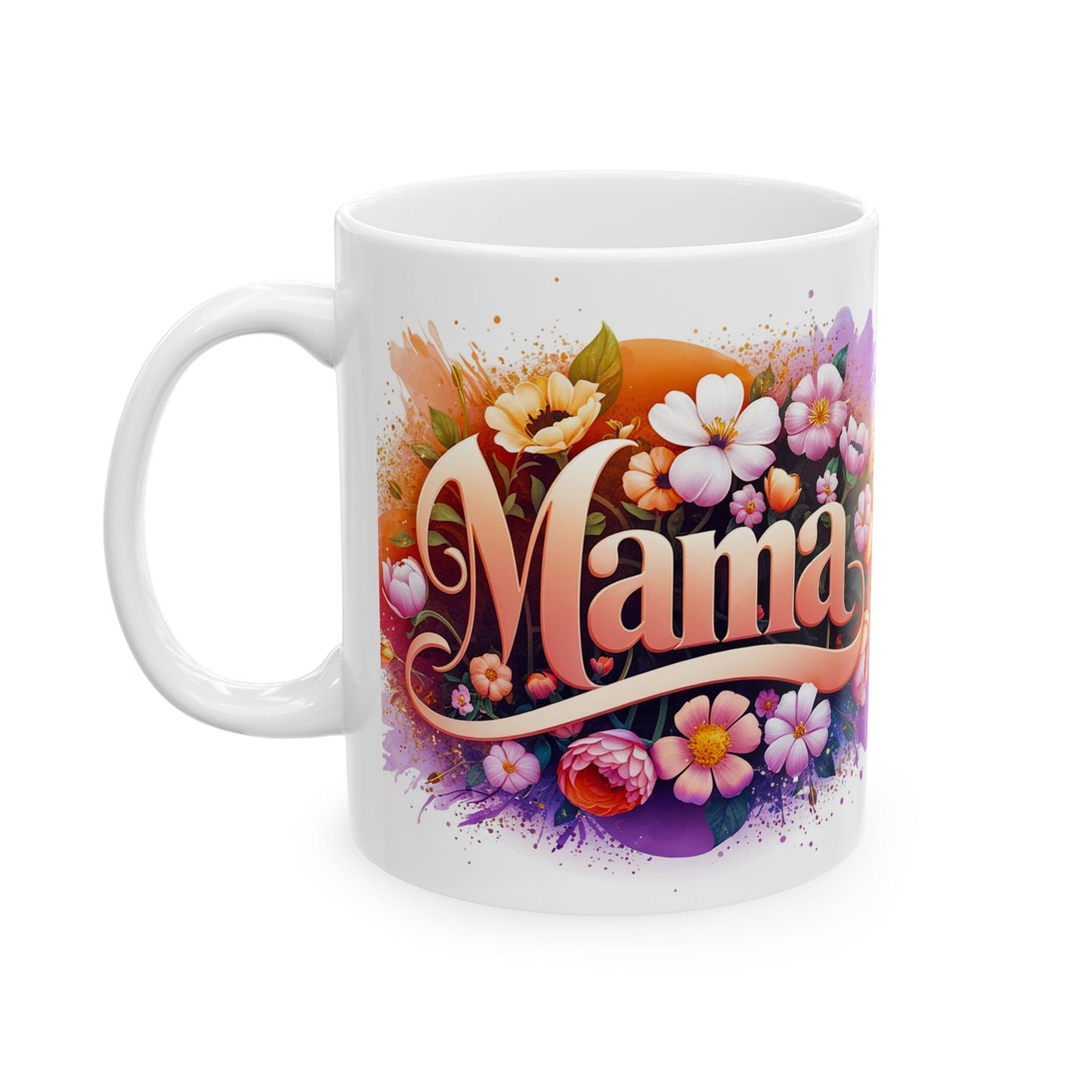 Floral Mama Ceramic Mug - Perfect Gift for Mother's Day