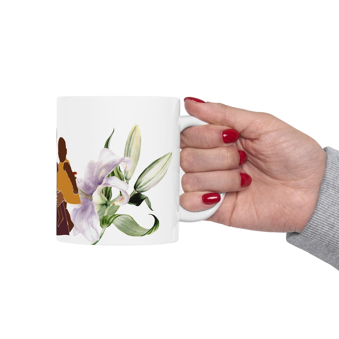 Mother's Day Ceramic Mug - Floral Design | 11oz