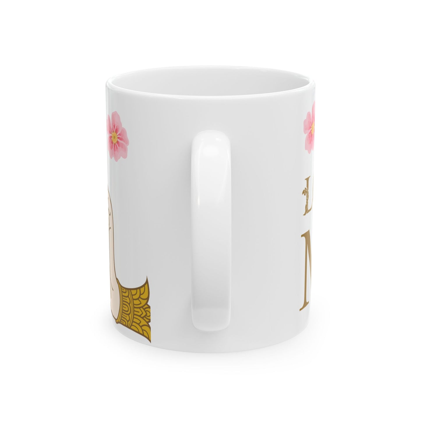 Floral Love for Mom Ceramic Mug - Perfect Gift for Mother's Day