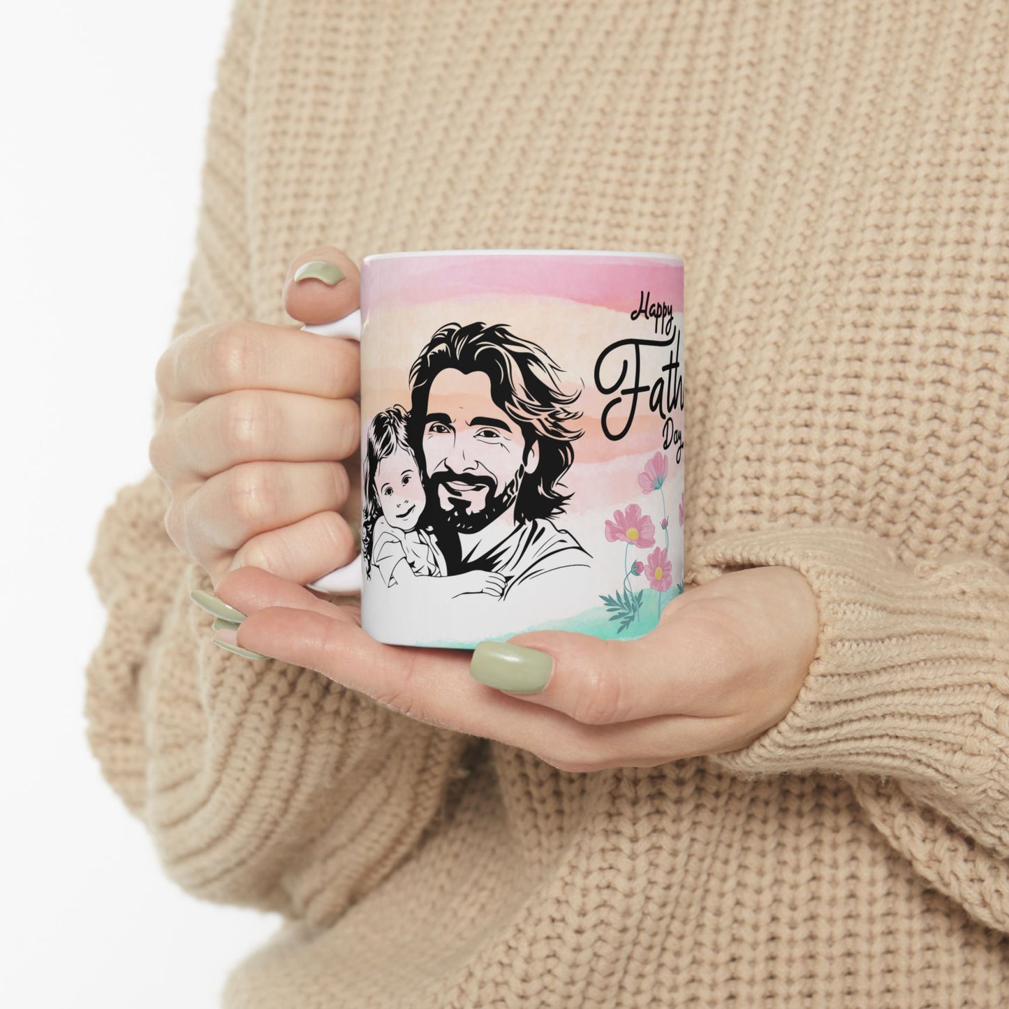 Happy Father's Day Ceramic Mug Perfect Gift for Dad
