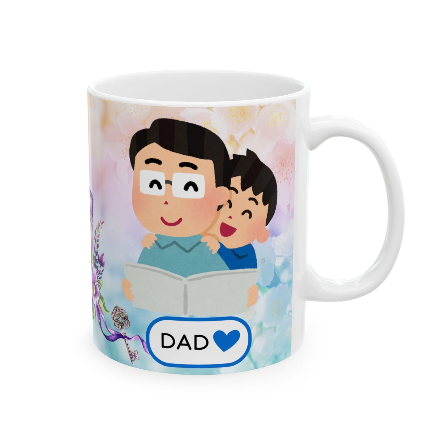 Personalized Ceramic Mug for Book Lovers - Perfect Gift for Readers and Students
