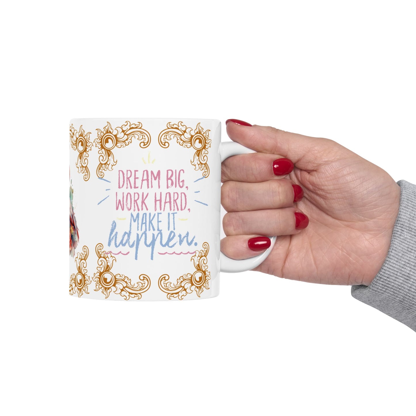 Whimsical Flamingo Ceramic Mug - 11oz Perfect Gift for Coffee Lovers