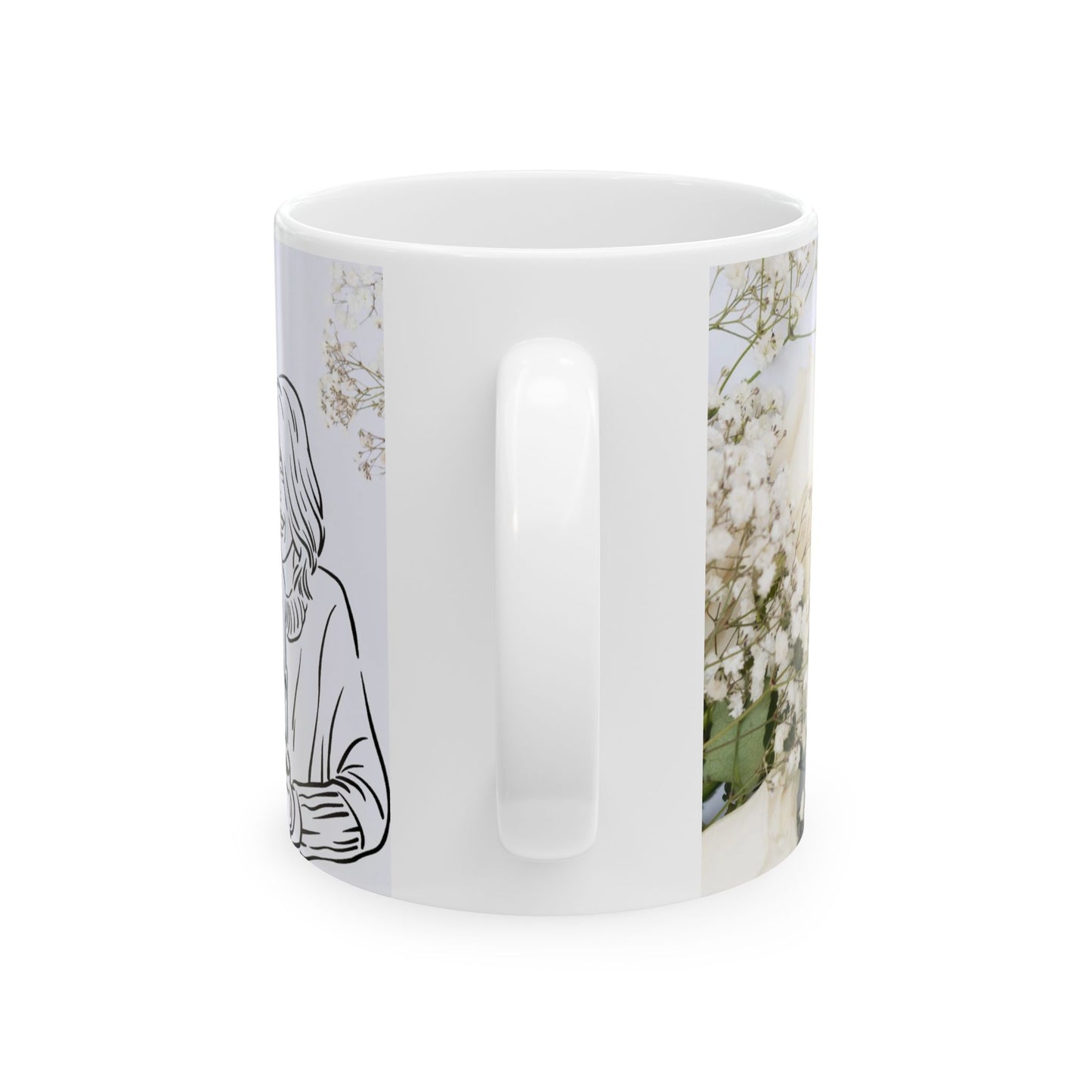 Happy Mother’s Day Floral Ceramic Mug - 11oz