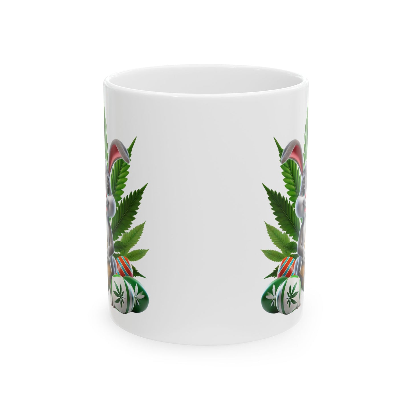 Colorful Cannabis-Themed Ceramic Mug - Perfect for Celebrations
