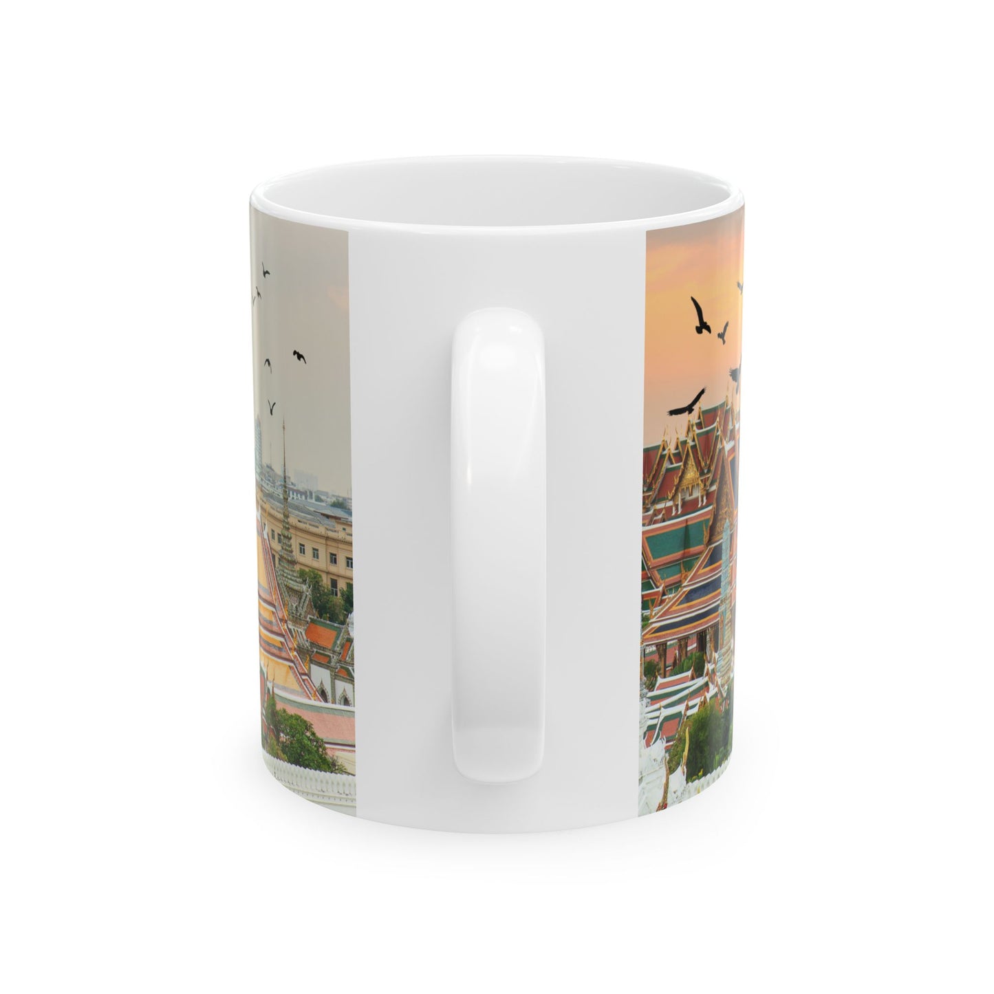 Thai Temple Scenic Ceramic Mug - 11oz