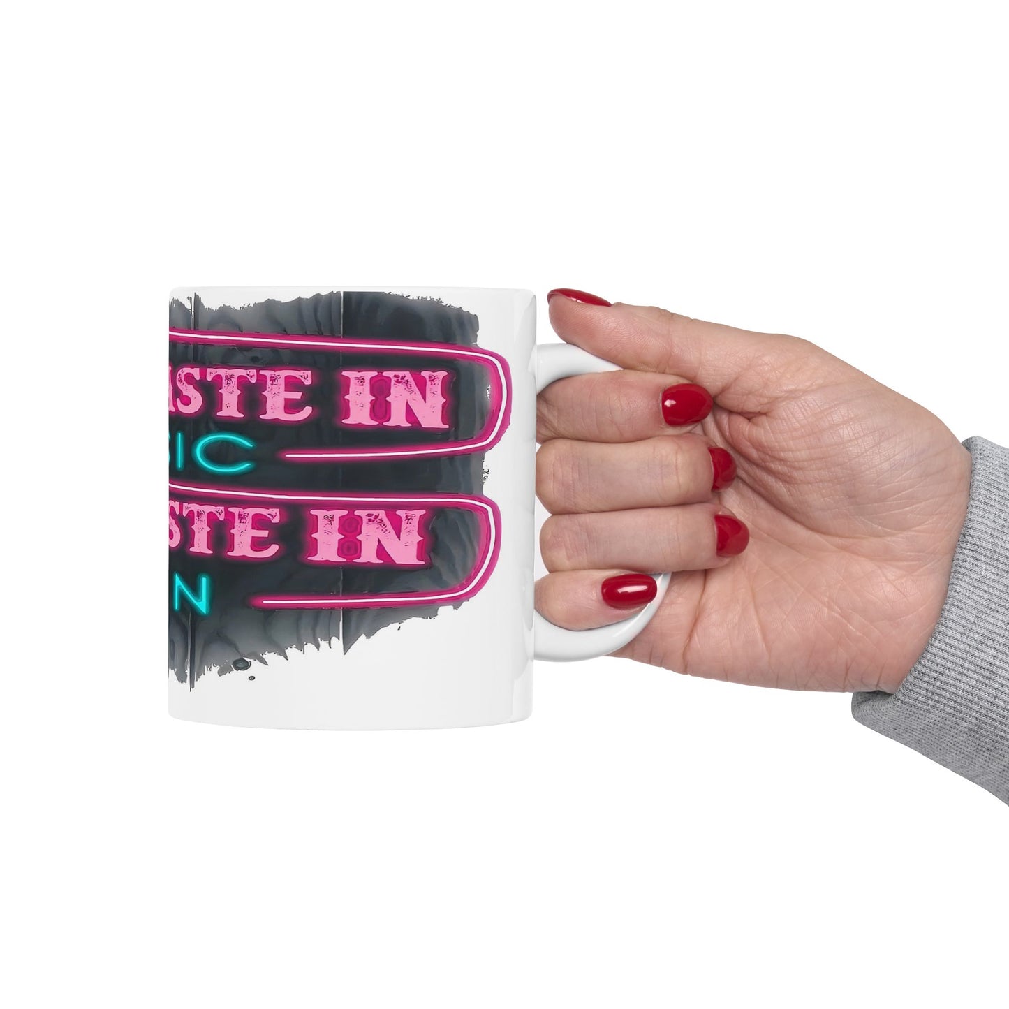 Good Taste Ceramic Mug - Perfect for Music & Coffee Lovers