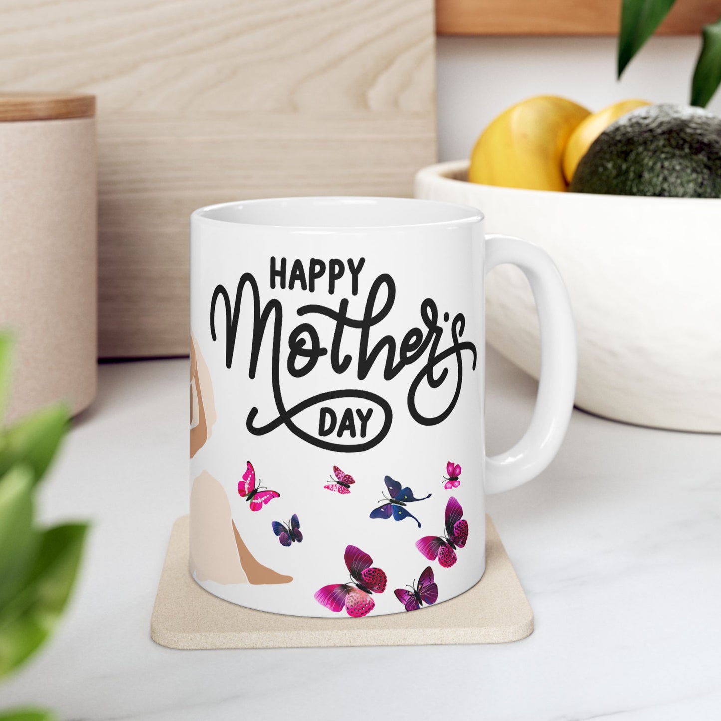 Mother's Day Ceramic Mug - Heartwarming Gift for Moms - 11oz