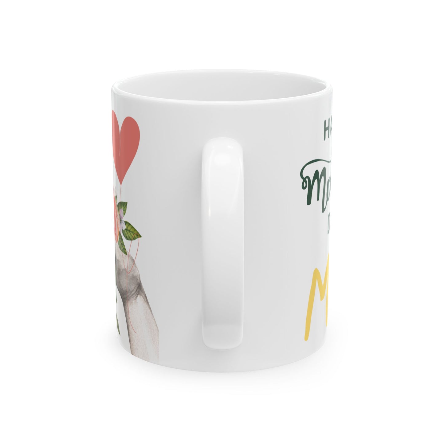 Mother's Day Ceramic Mug - Heartwarming Floral Design