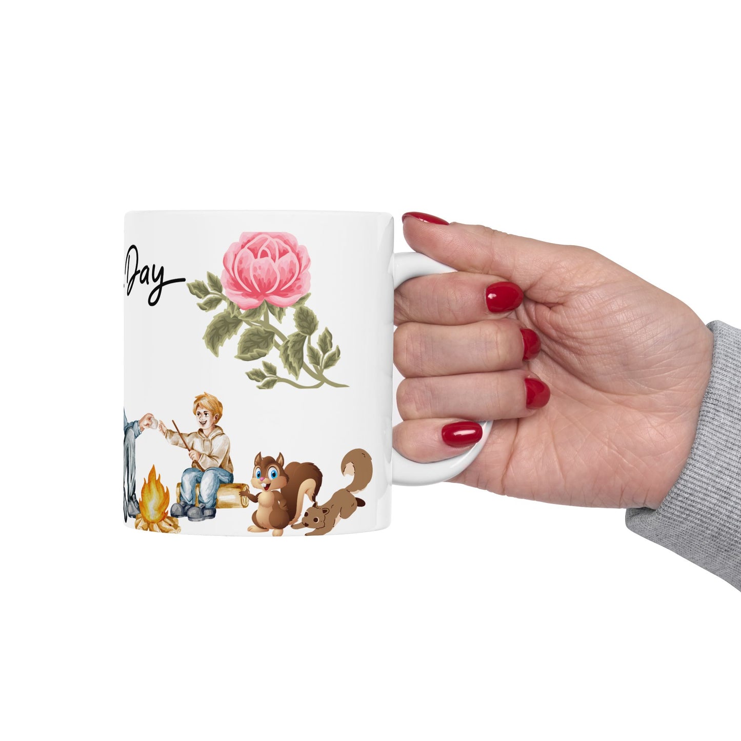 Happy Father's Day Ceramic Mug - Perfect Gift for Dads!