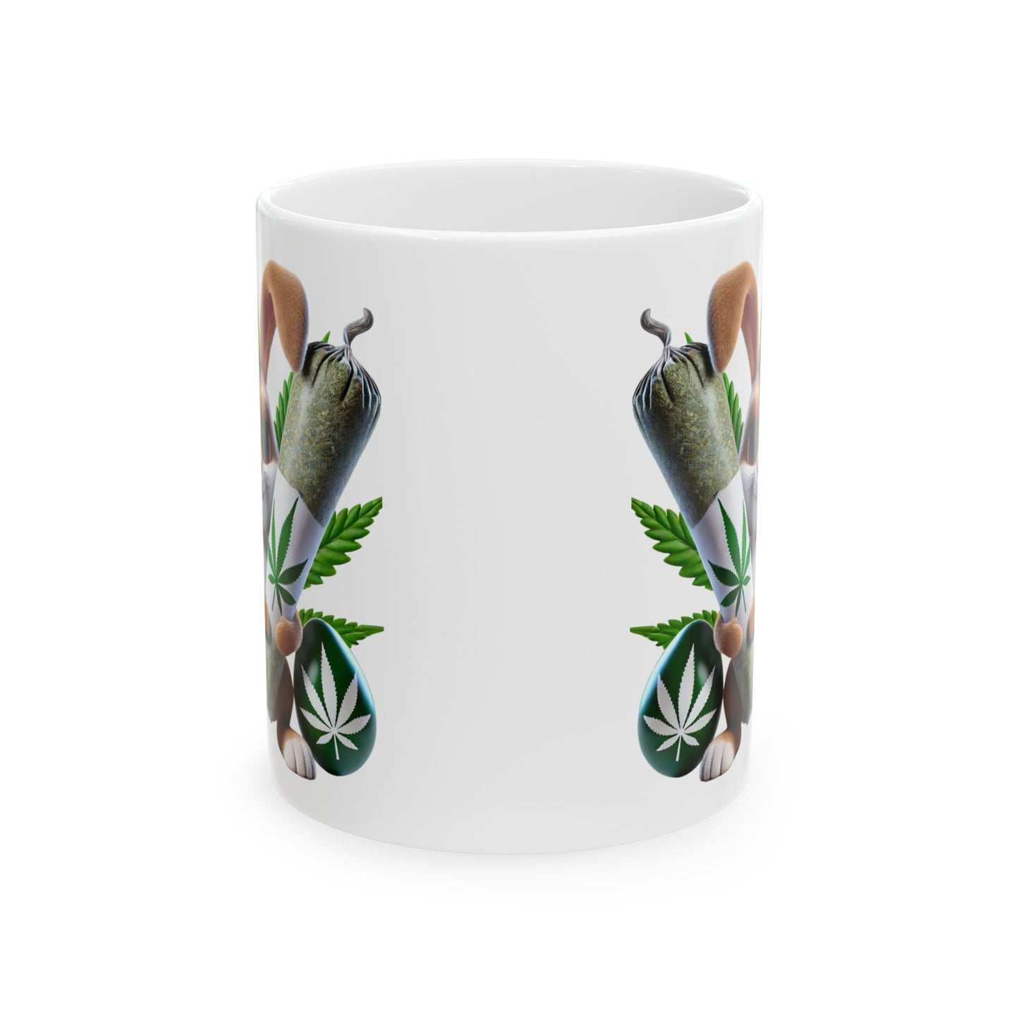 Colorful Cannabis-Inspired Ceramic Mug - Perfect for Stoners and Chill Vibes