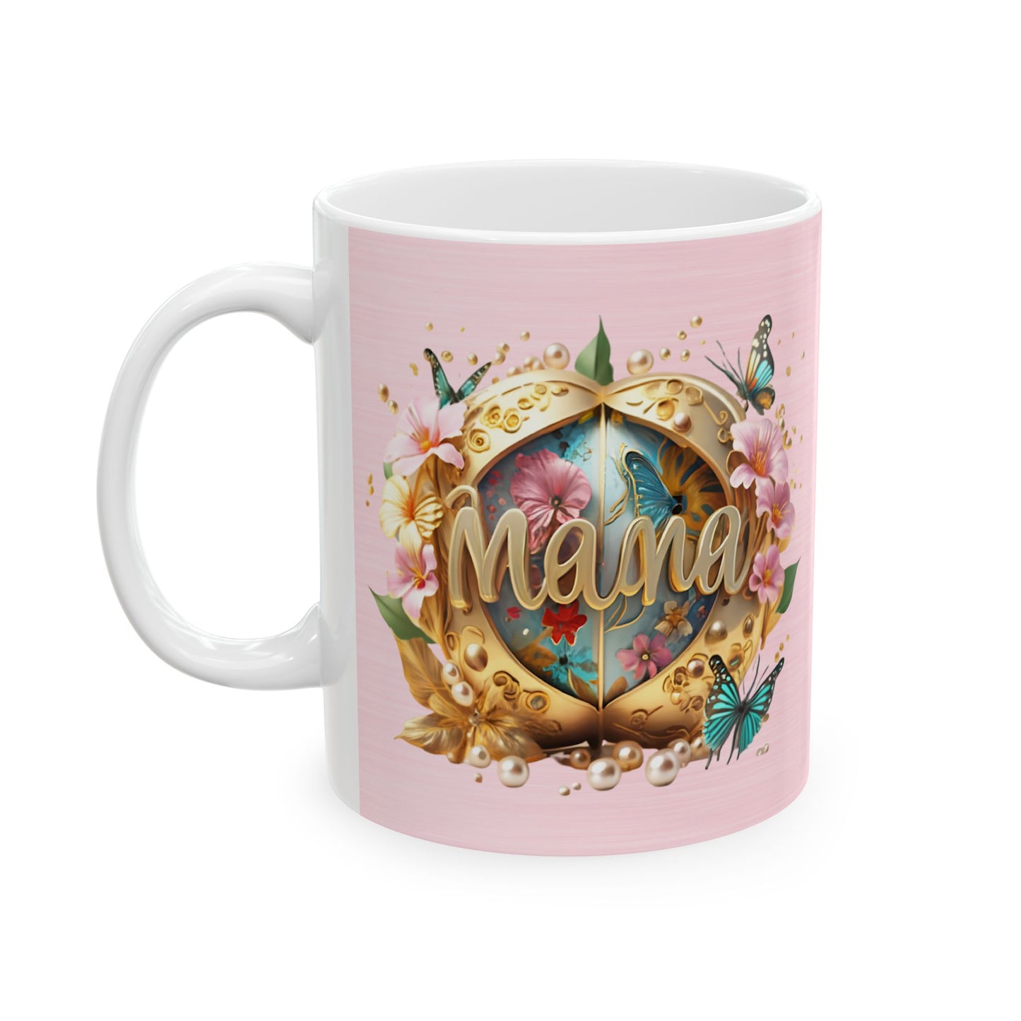Floral Mother's Day Ceramic Mug - 11oz