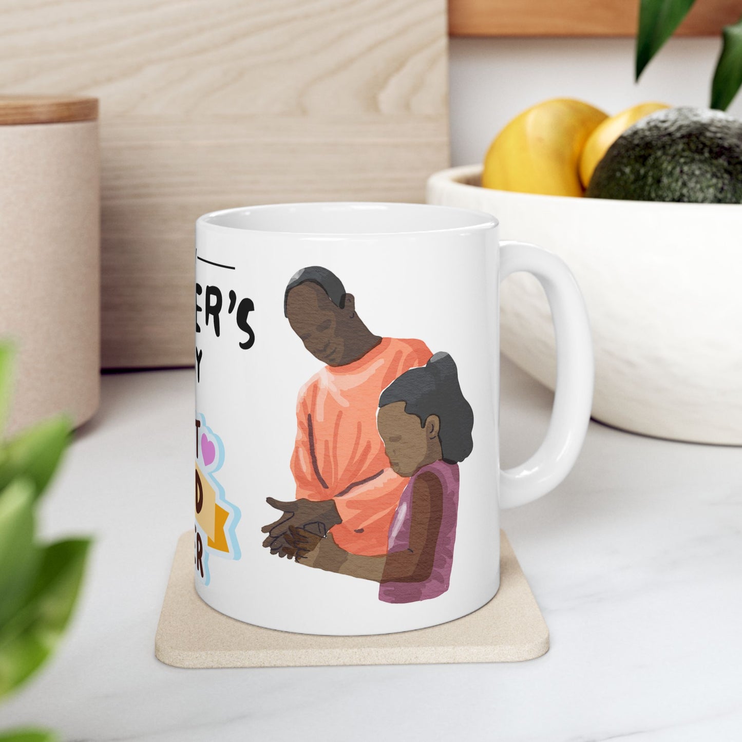 Happy Father's Day Best Dad Ever Ceramic Mug | Gift, Coffee Mug, Dad Mug, Plant Lover, Dad's Day