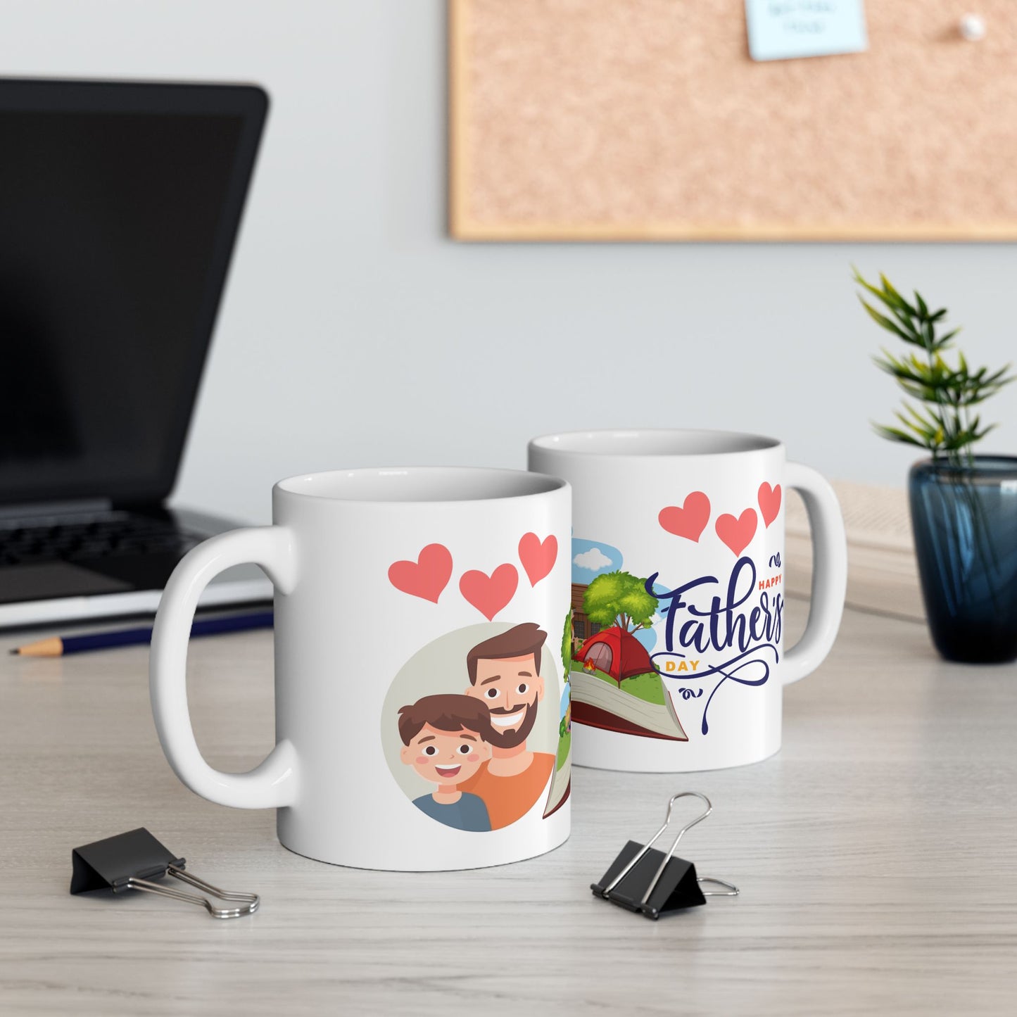 Happy Family Adventure Ceramic Mug - Perfect Gift for Family Gatherings & Celebrations