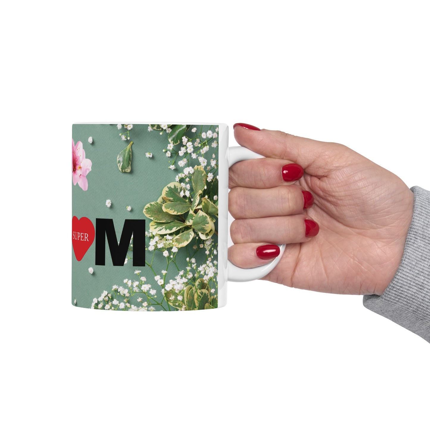 Super Mom Ceramic Mug - Perfect Gift for Mother's Day