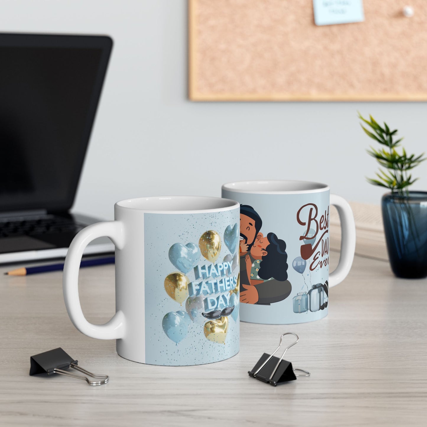 Best Dad Ever Ceramic Mug - Perfect Gift for Father's Day