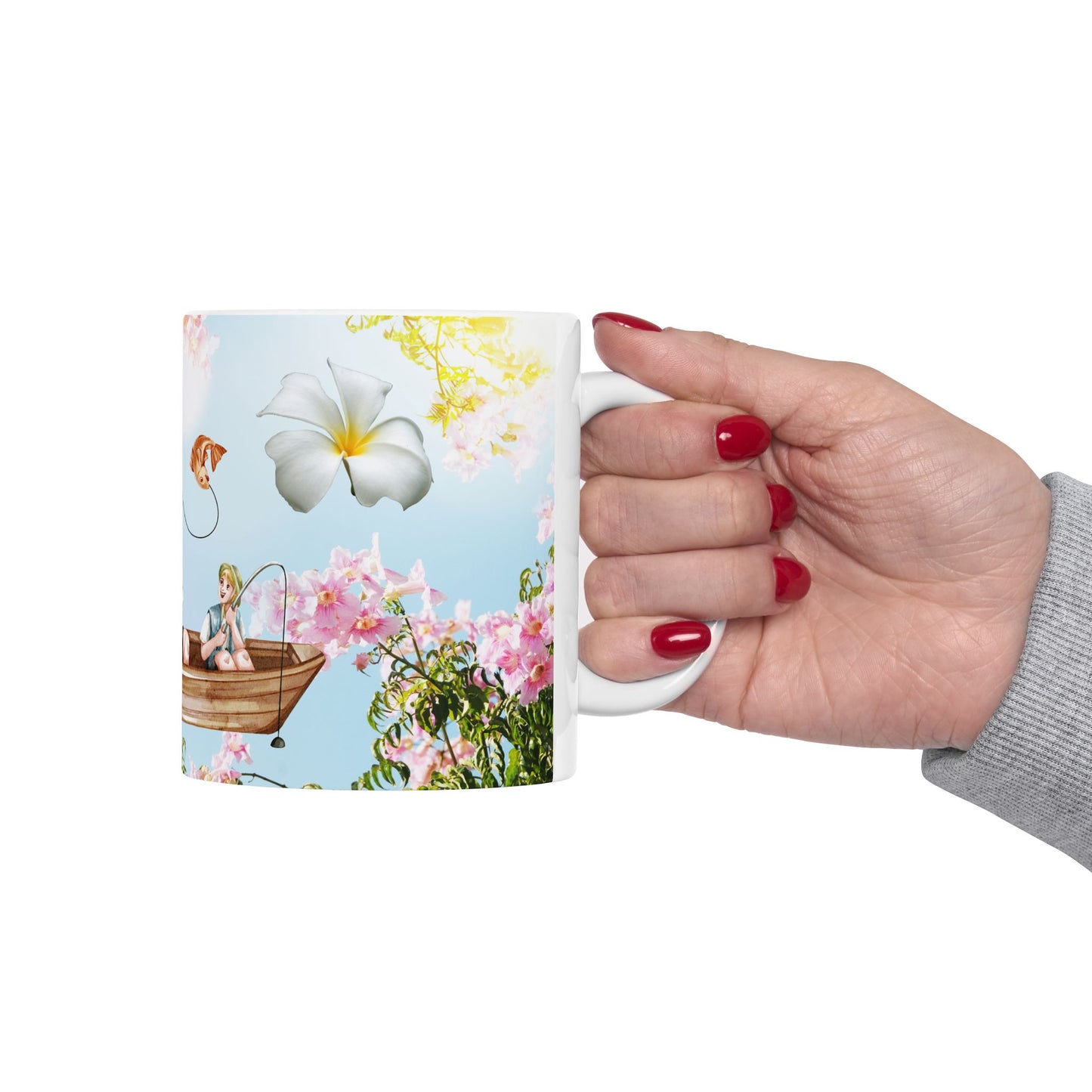 Father's Day Fishing Ceramic Mug