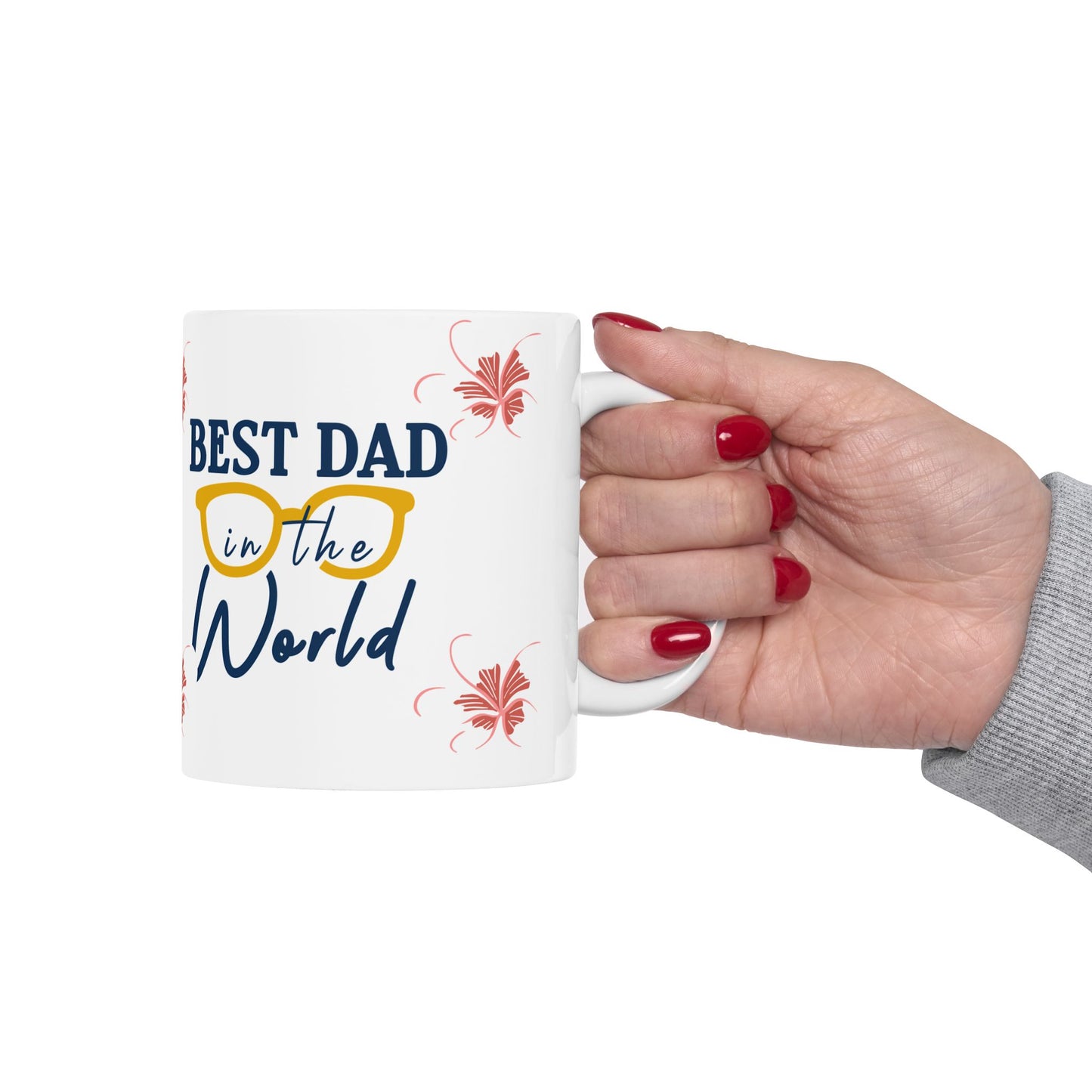 Best Dad Ceramic Mug Heartfelt Gift for Father's Day or Everyday