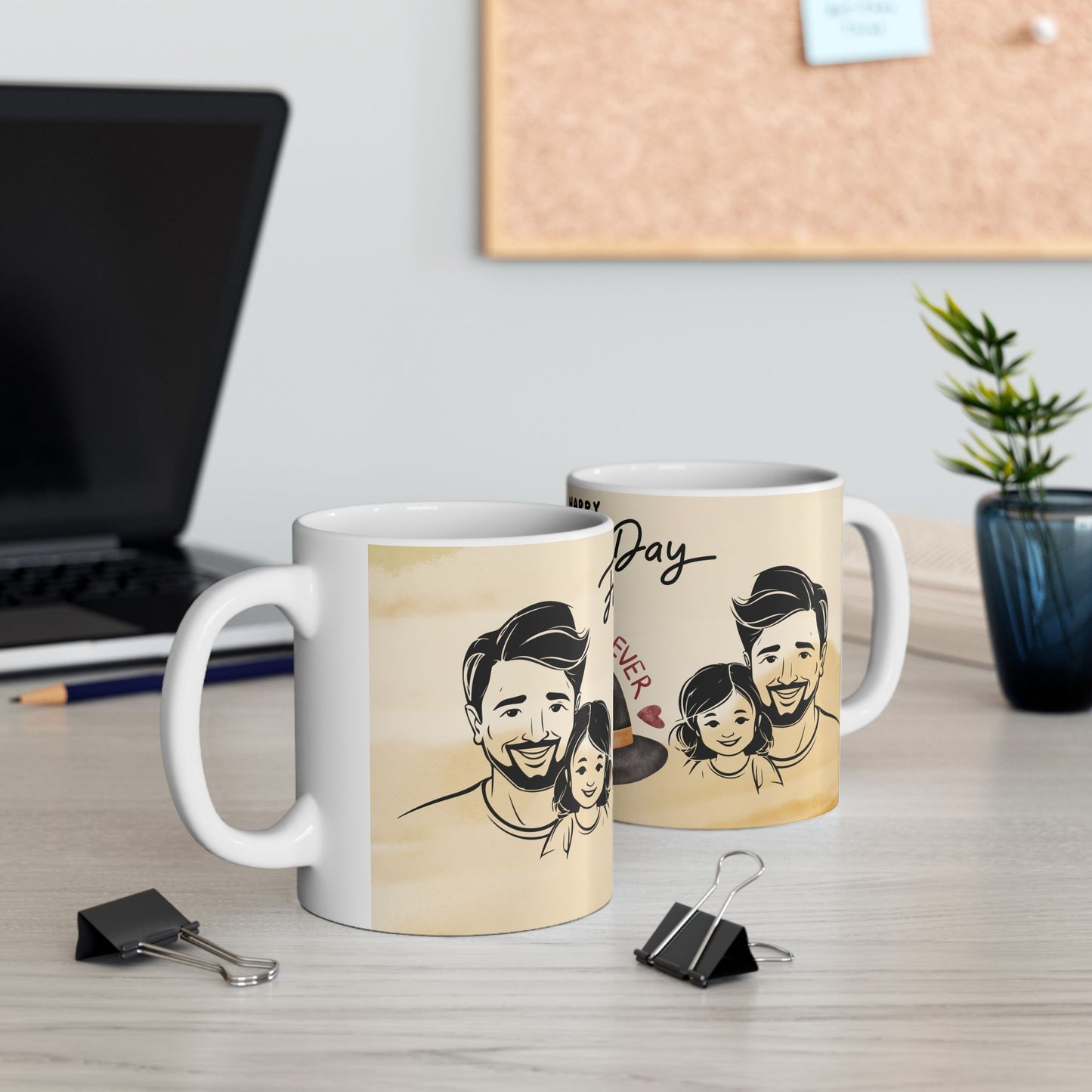 Best Dad Ever Ceramic Mug Perfect Father's Day Gift