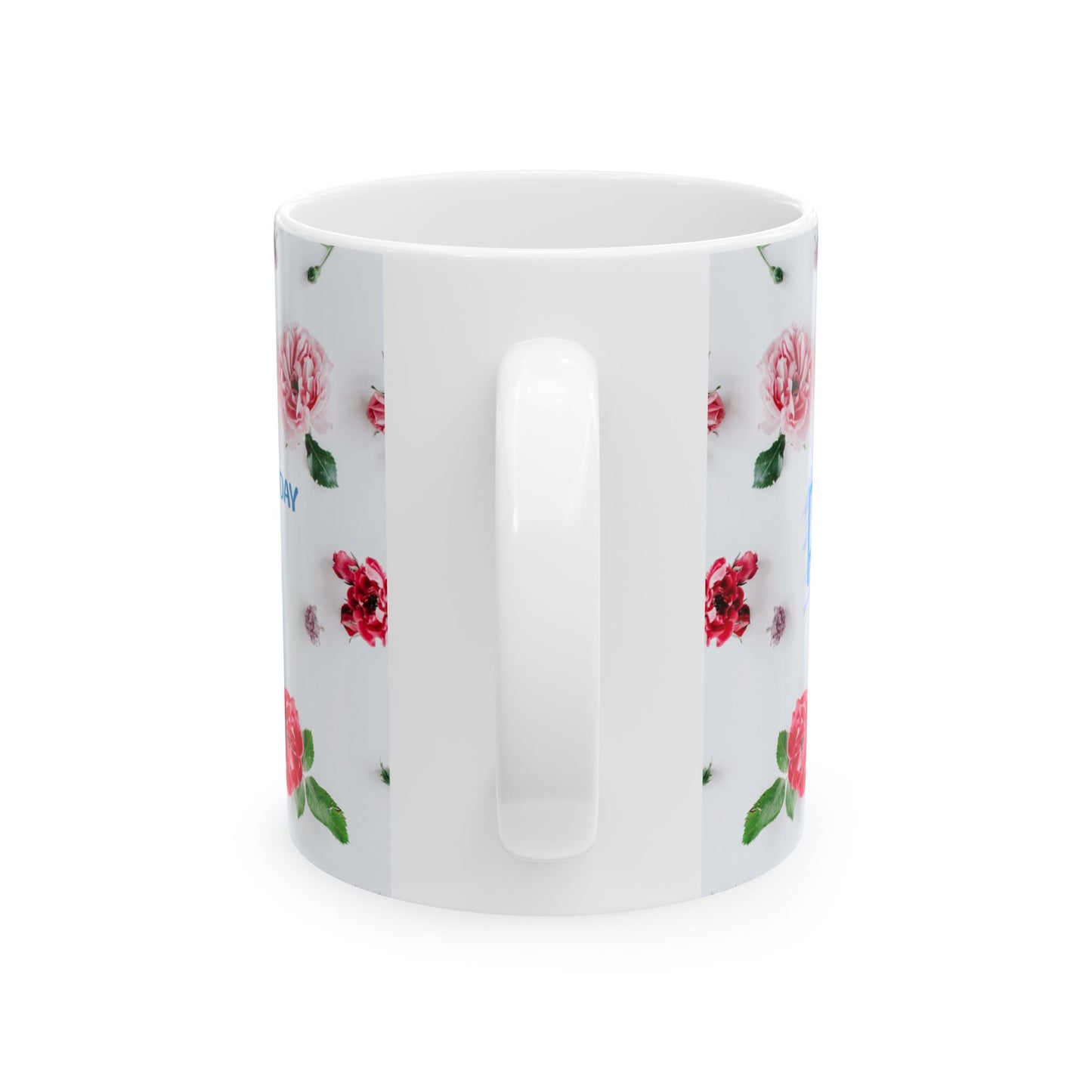 Floral Mother's Day Ceramic Mug - Perfect Gift for Mom