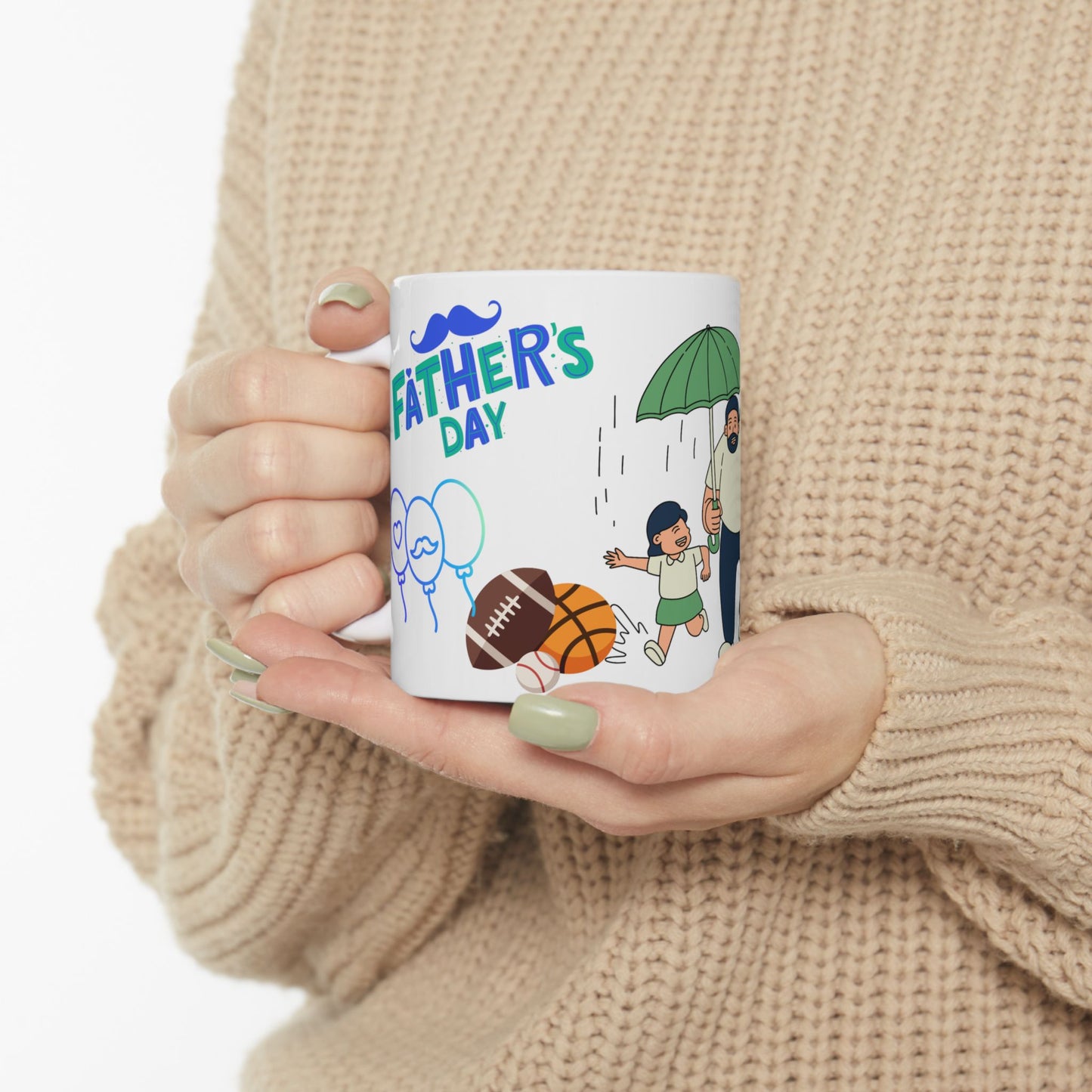Father's Day Family Ceramic Mug