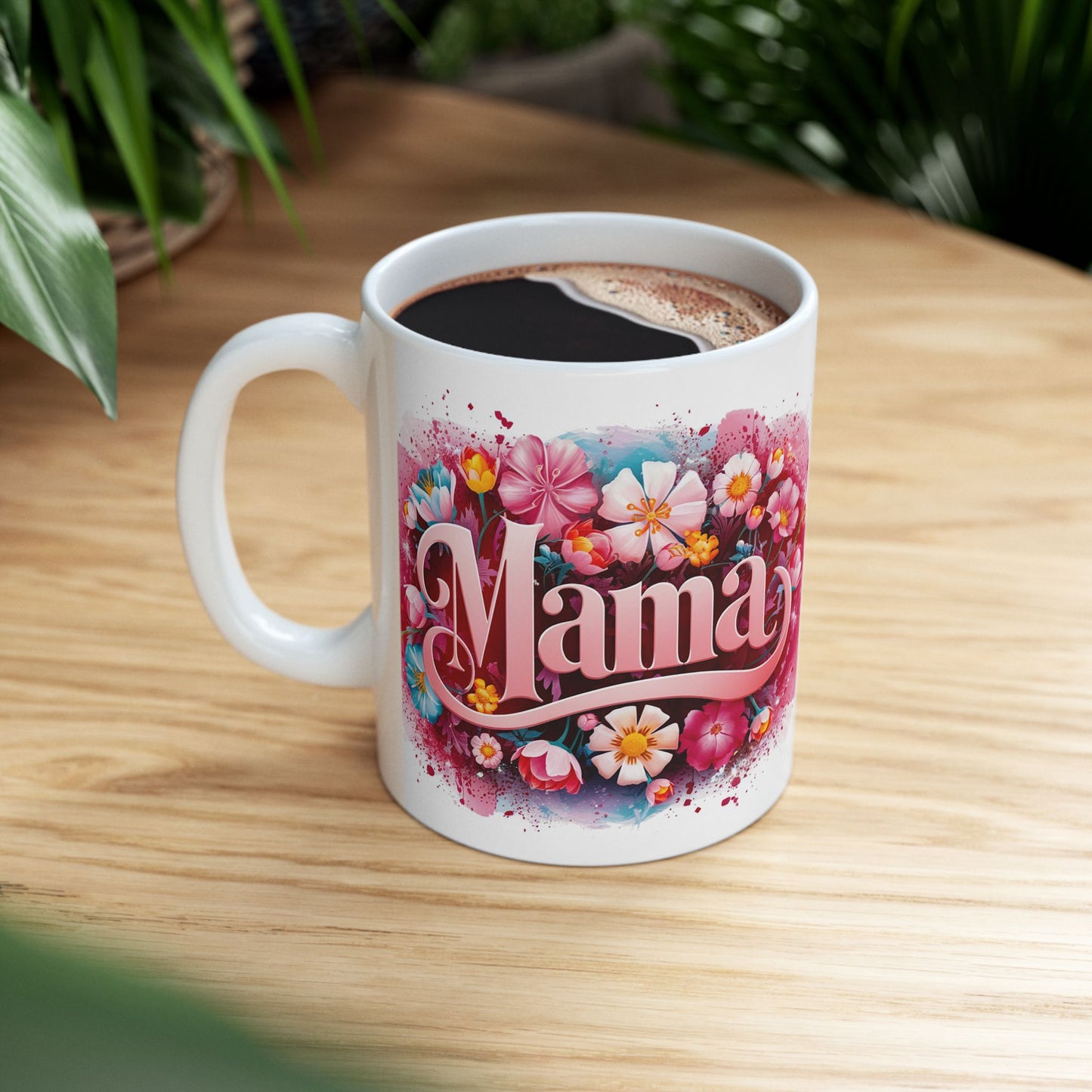 Floral Mama Ceramic Mug - Perfect Gift for Mother's Day