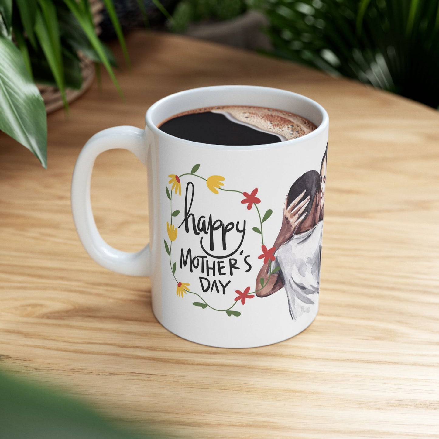Family Love Ceramic Mug | Perfect Gift for Mother's Day & Celebrations