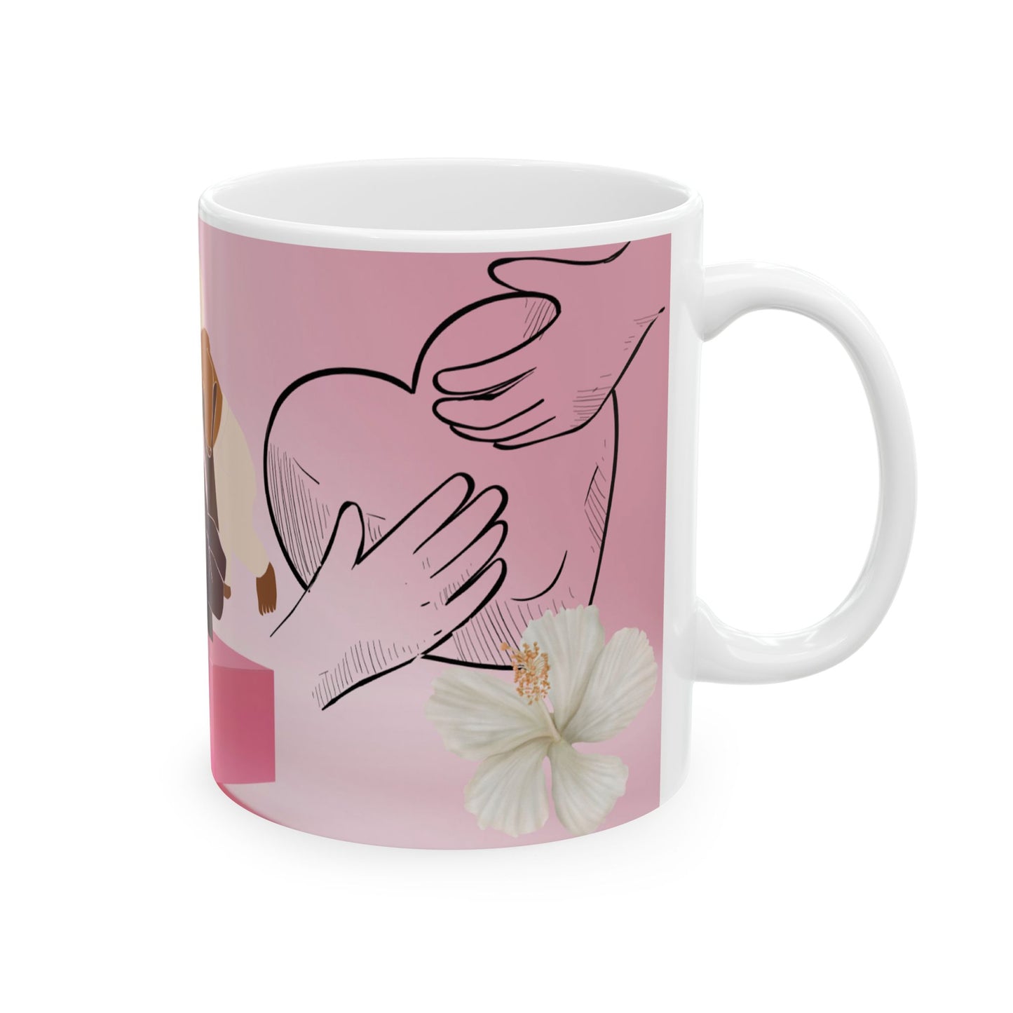 Mother's Day Ceramic Mug - 11oz Heartwarming Gift for Moms