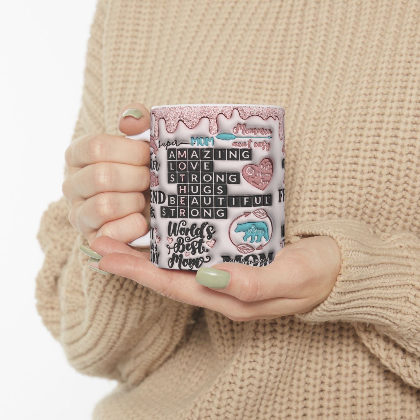 Inspirational Mother’s Day Ceramic Mug – Heartfelt Quotes & Designs