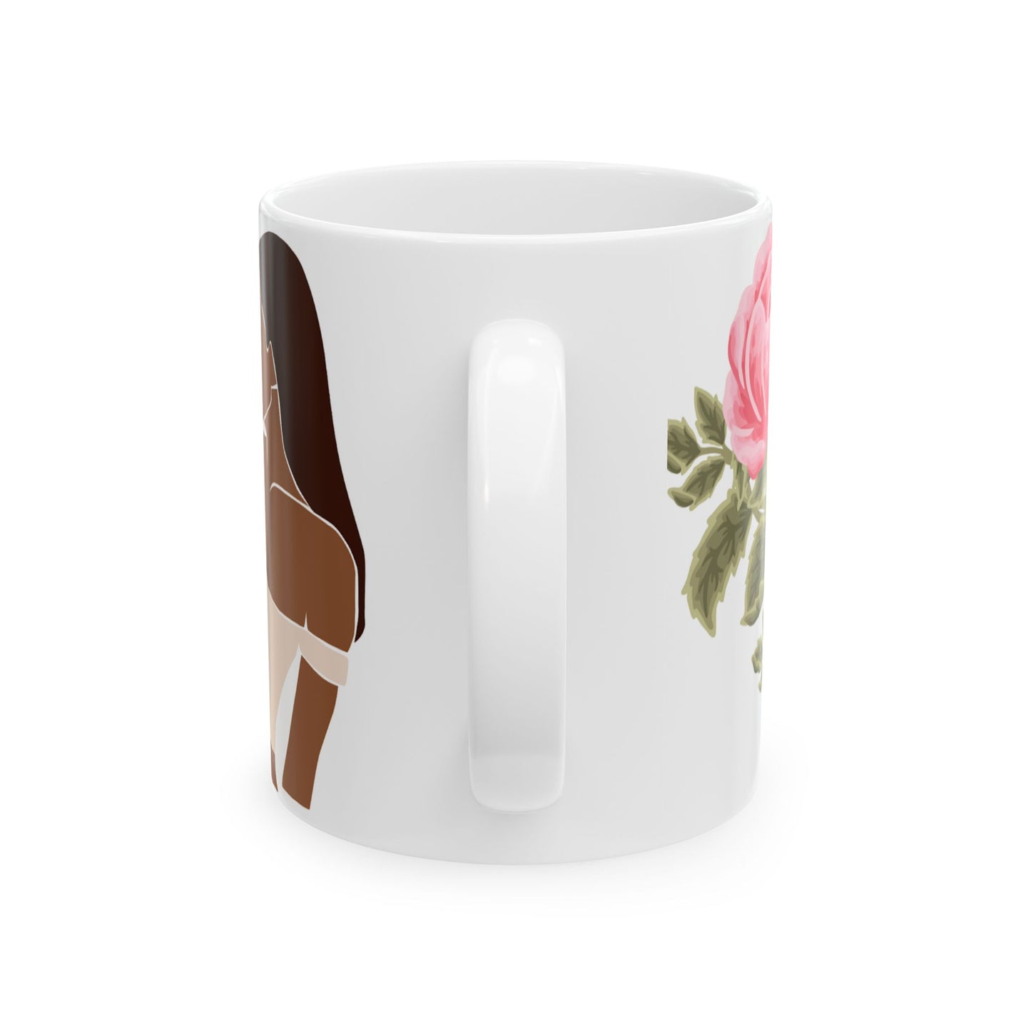 Happy Mother's Day Floral Ceramic Mug - Perfect Gift for Mom