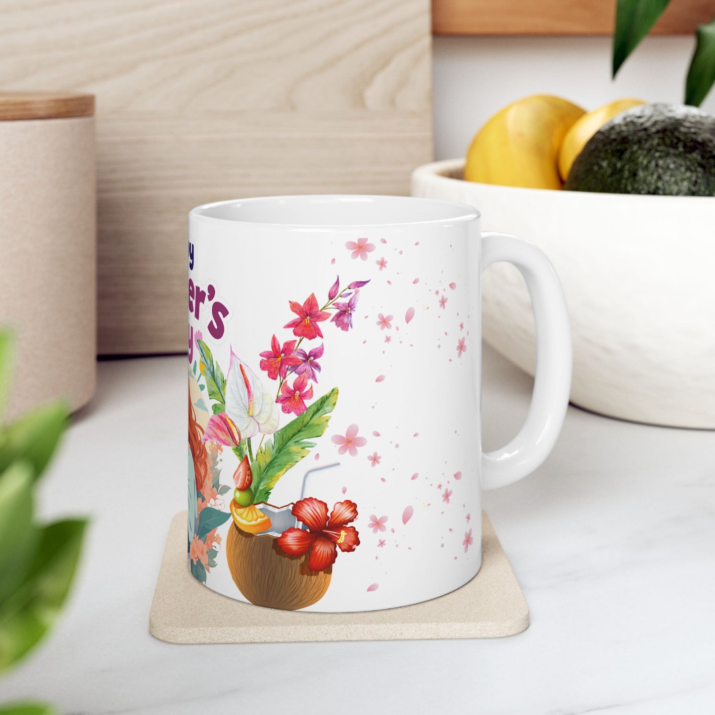 Happy Mother's Day Floral Ceramic Mug