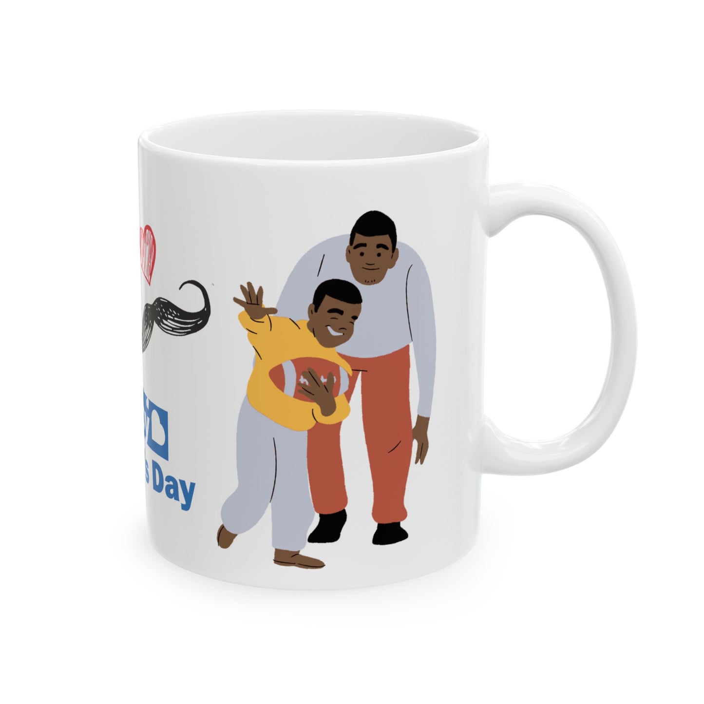 Happy Father's Day Ceramic Mug | #1 Dad Gift
