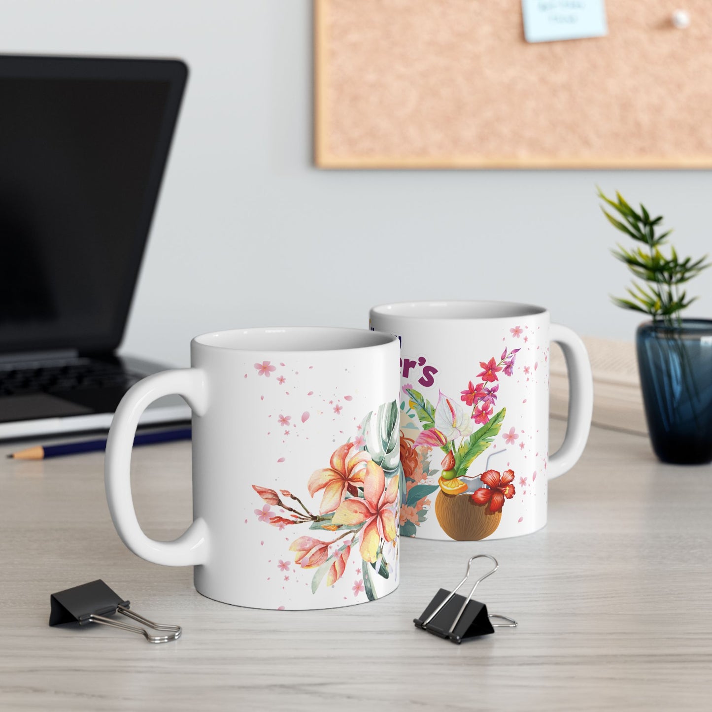 Happy Mother's Day Floral Ceramic Mug