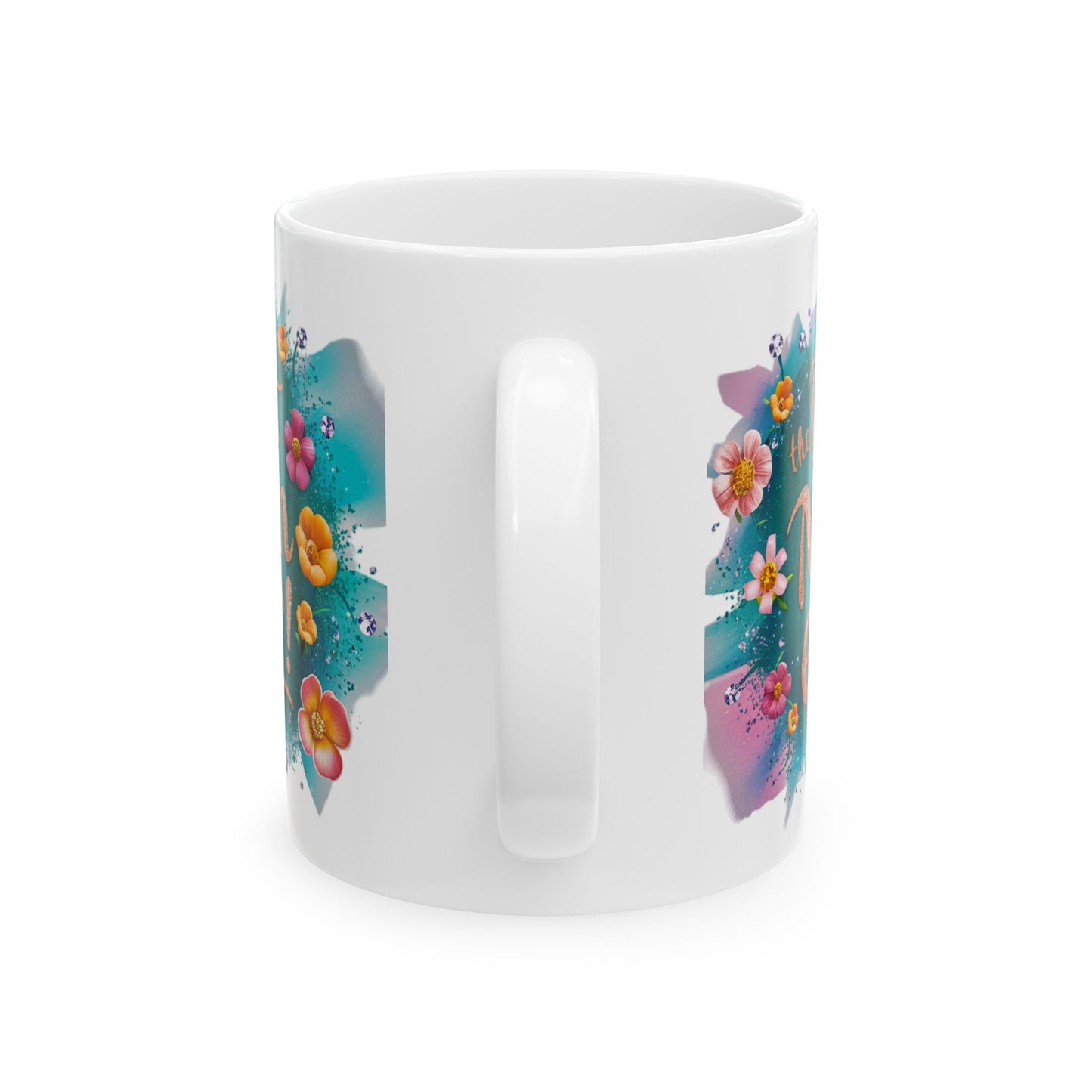 Copy of Floral Ceramic Mug - "Best Mom Ever" - Perfect Gift for Mother's Day