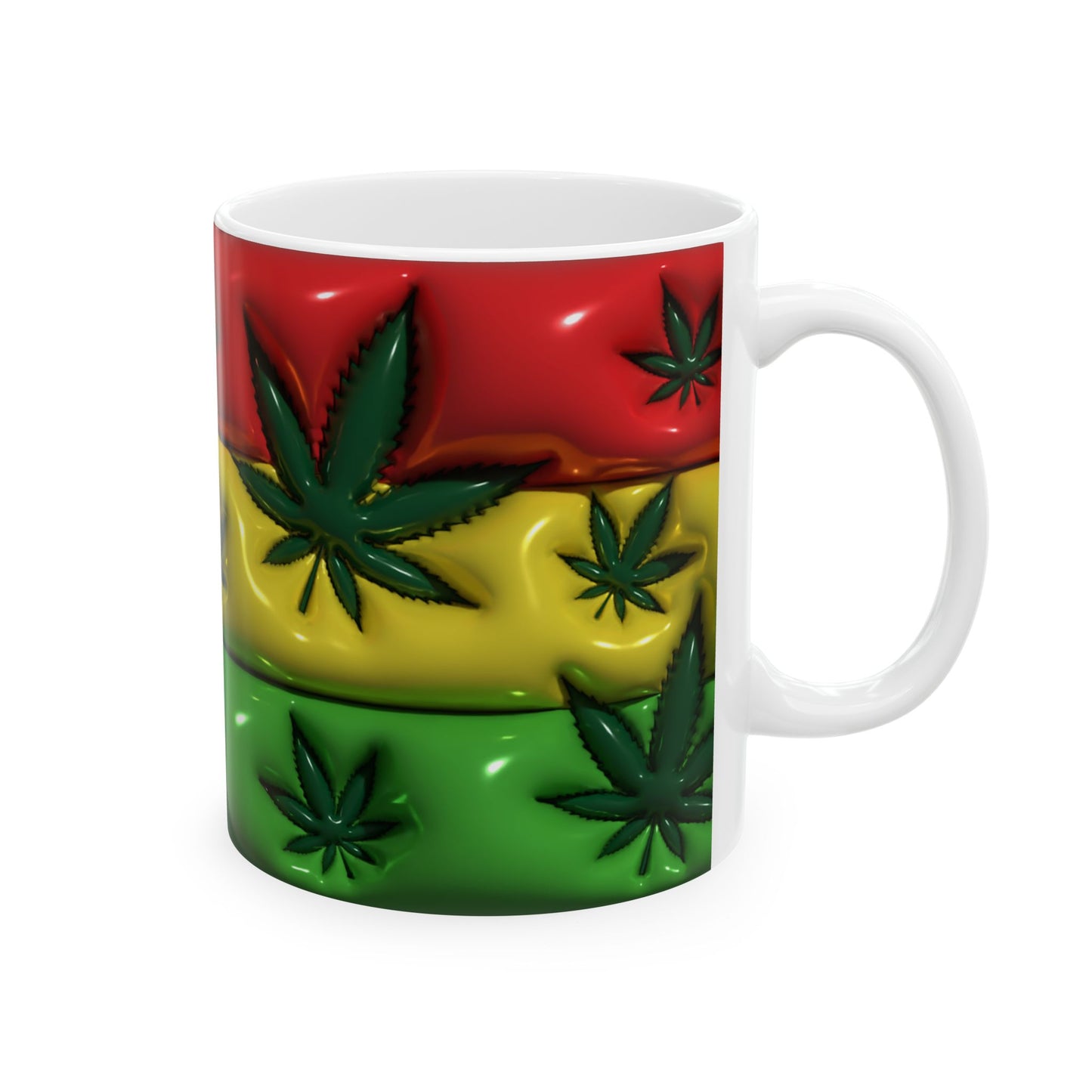 Reggae Vibes Ceramic Mug - 11oz Perfect for Coffee Lovers
