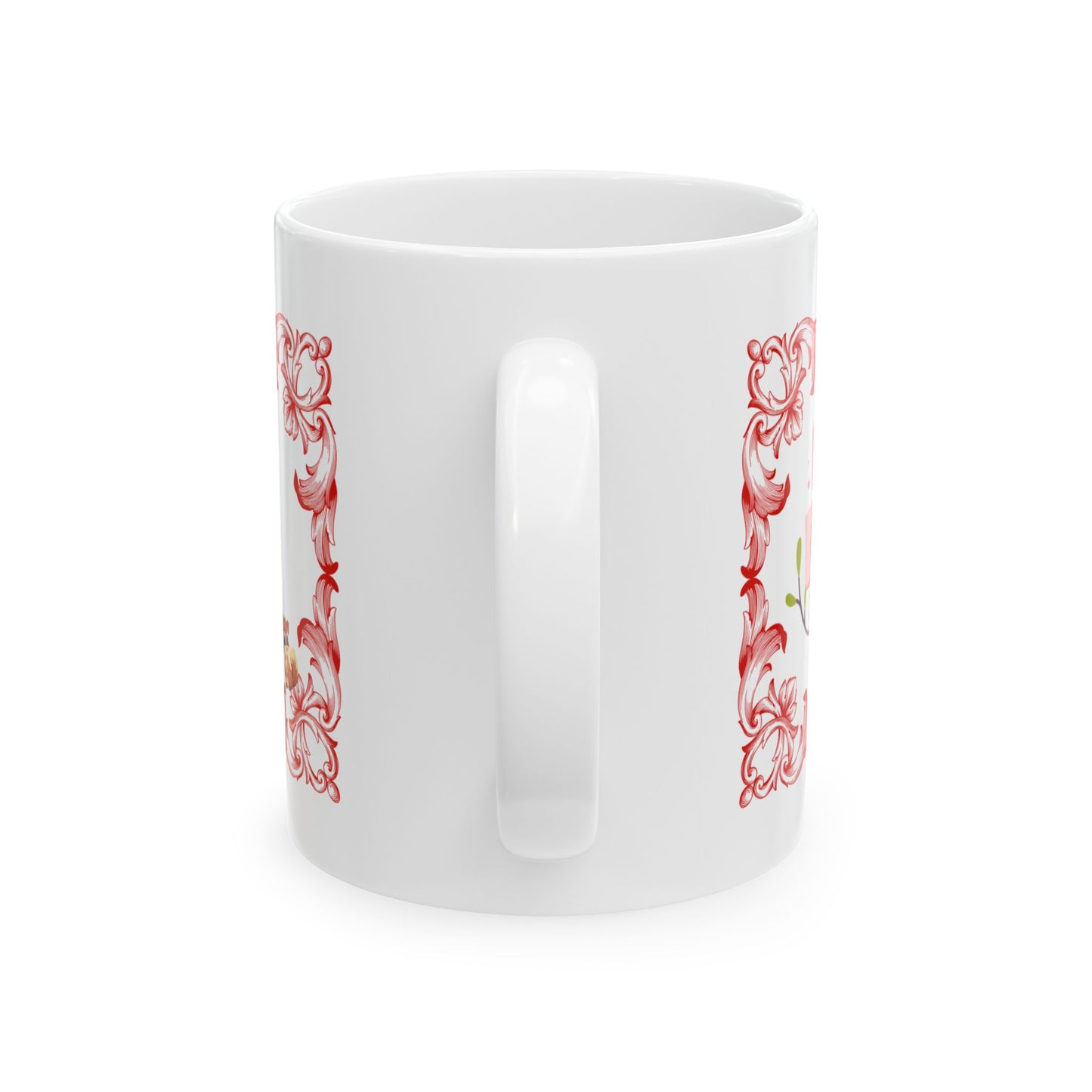 Floral Inspirational Ceramic Mug - Perfect Gift for Loved Ones