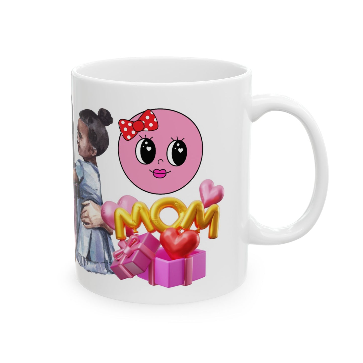 Family Love Ceramic Mug | Perfect Gift for Mother's Day & Celebrations