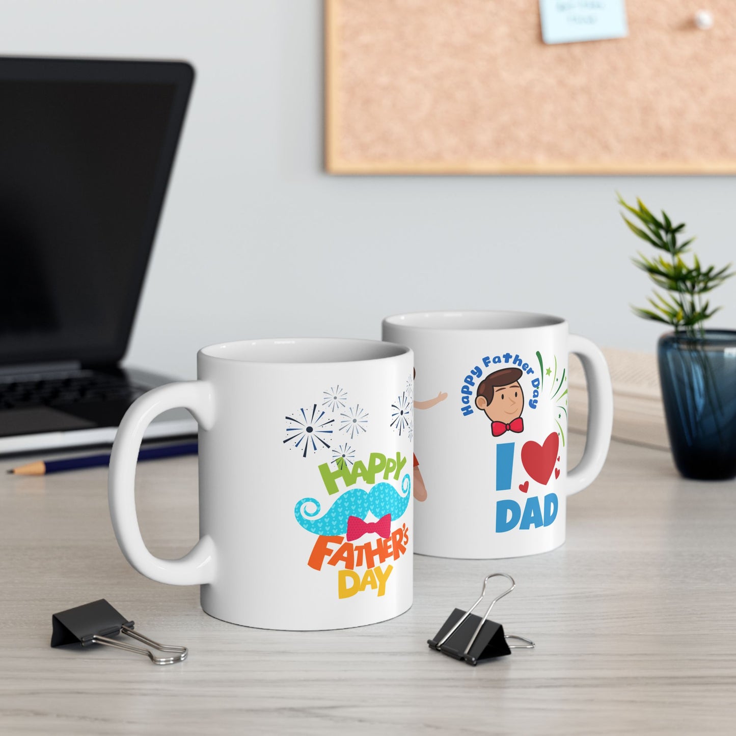 Father's Day Ceramic Mug - Happy Father's Day Coffee Cup