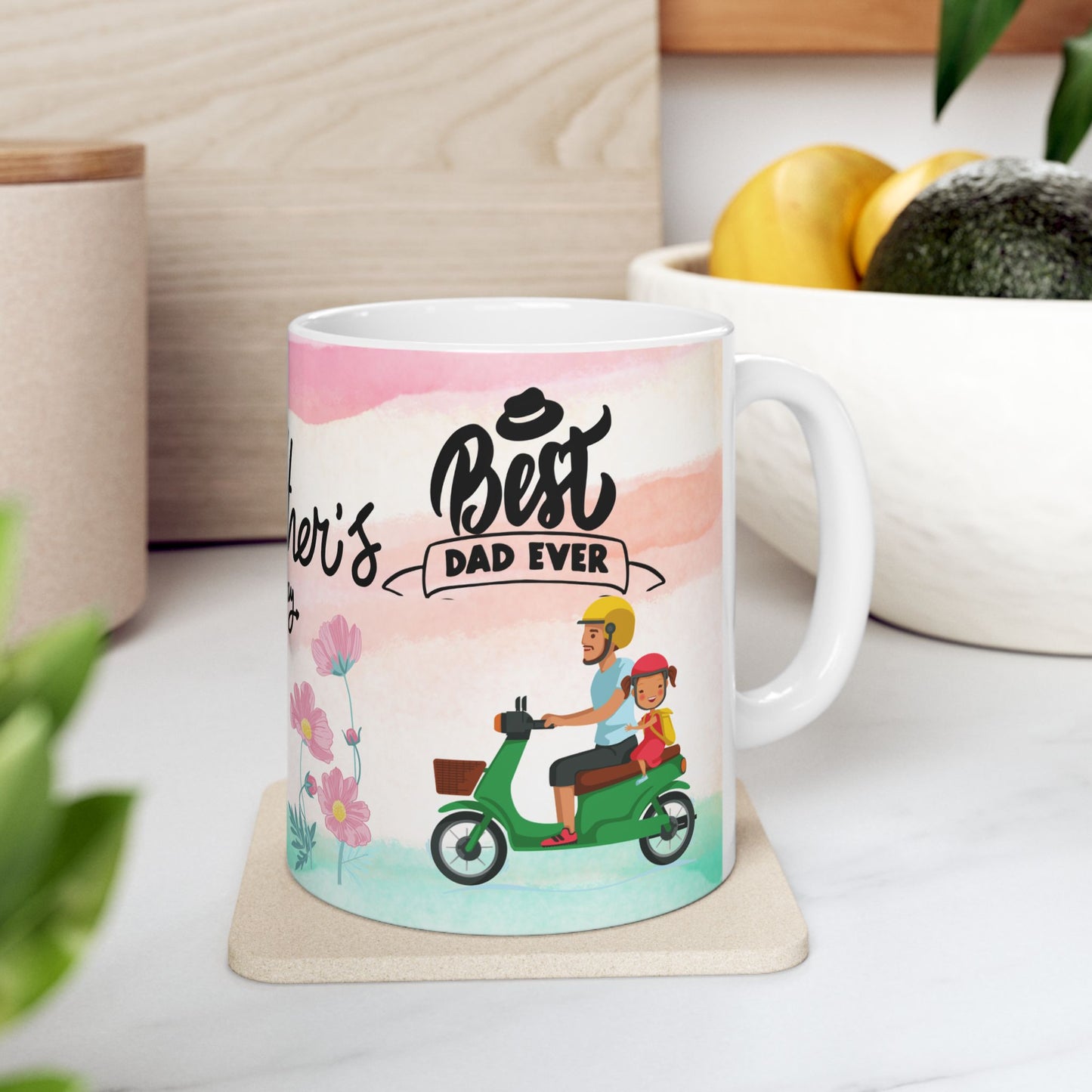 Happy Father's Day Ceramic Mug Perfect Gift for Dad