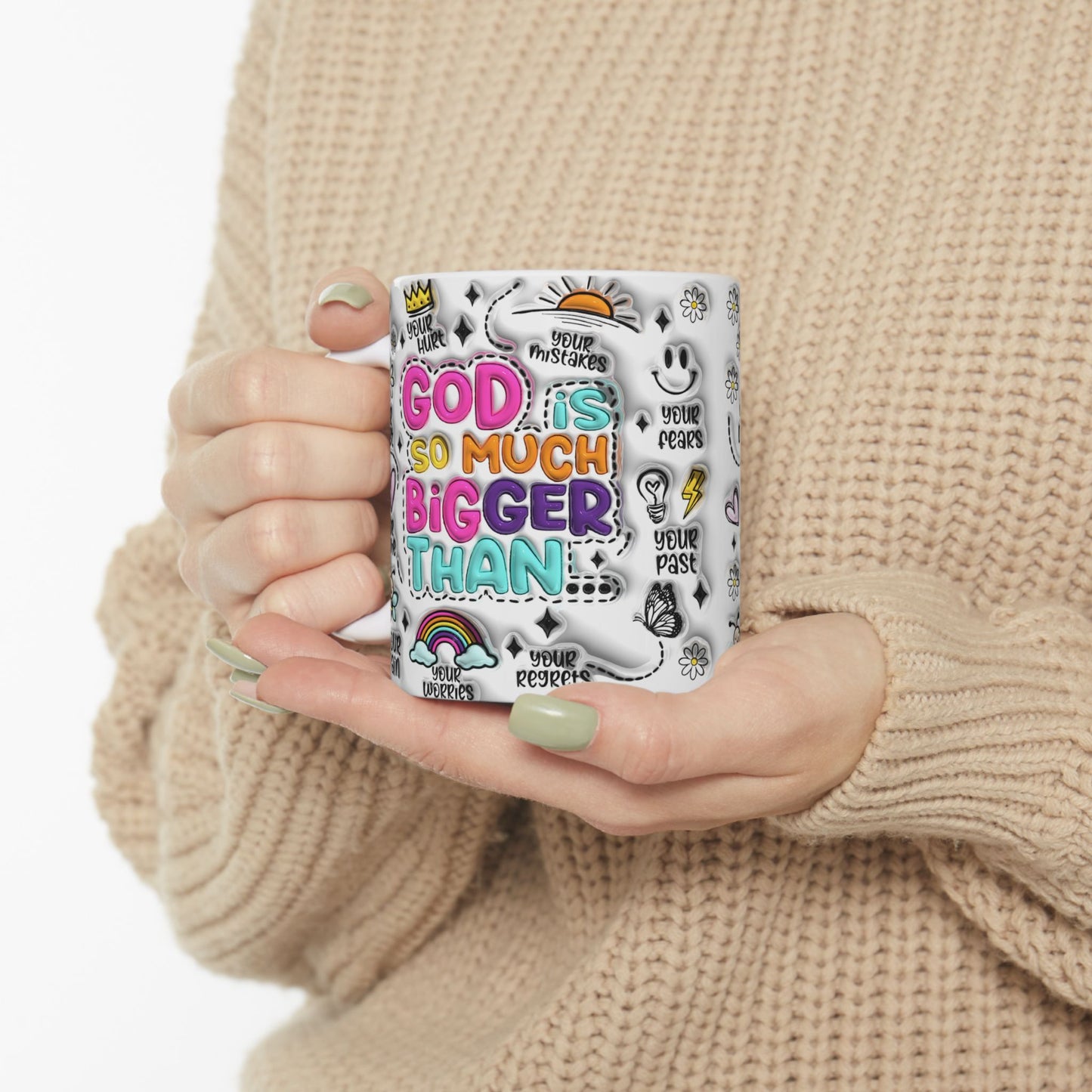 Inspirational Ceramic Mug - Perfect Gift for Motivation & Positivity